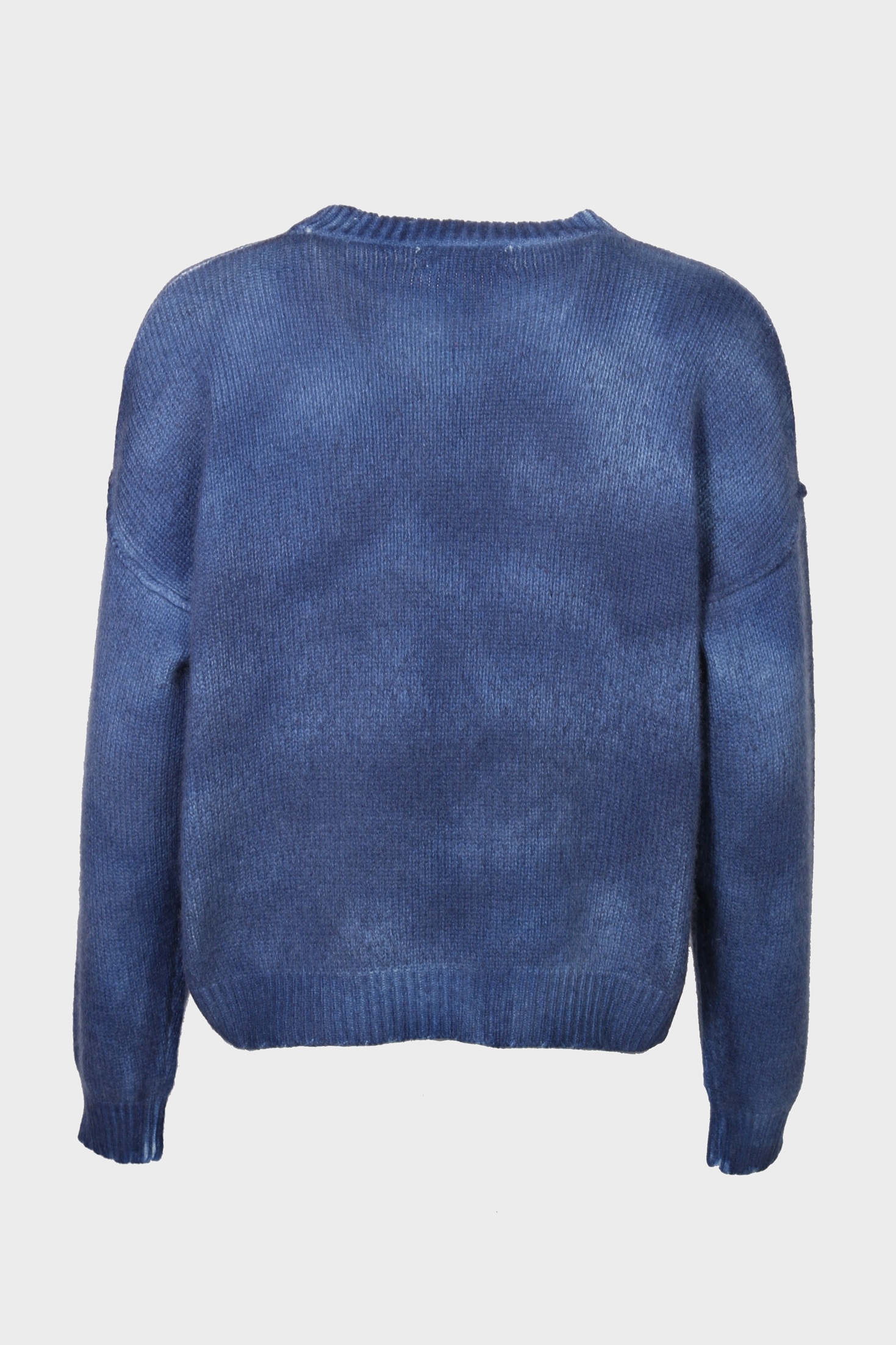 WARM ME Live Spray Cashmere Sweater in Blue