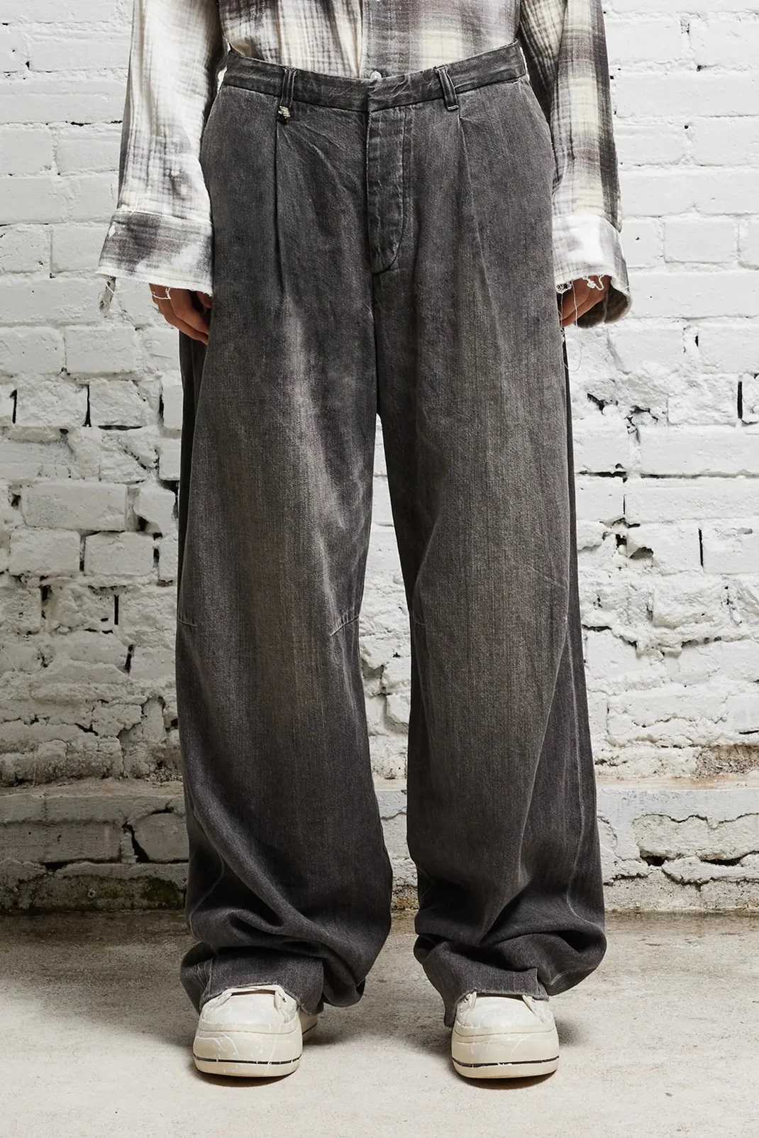 R13 Wayne Articulated Knee Denim Trouser