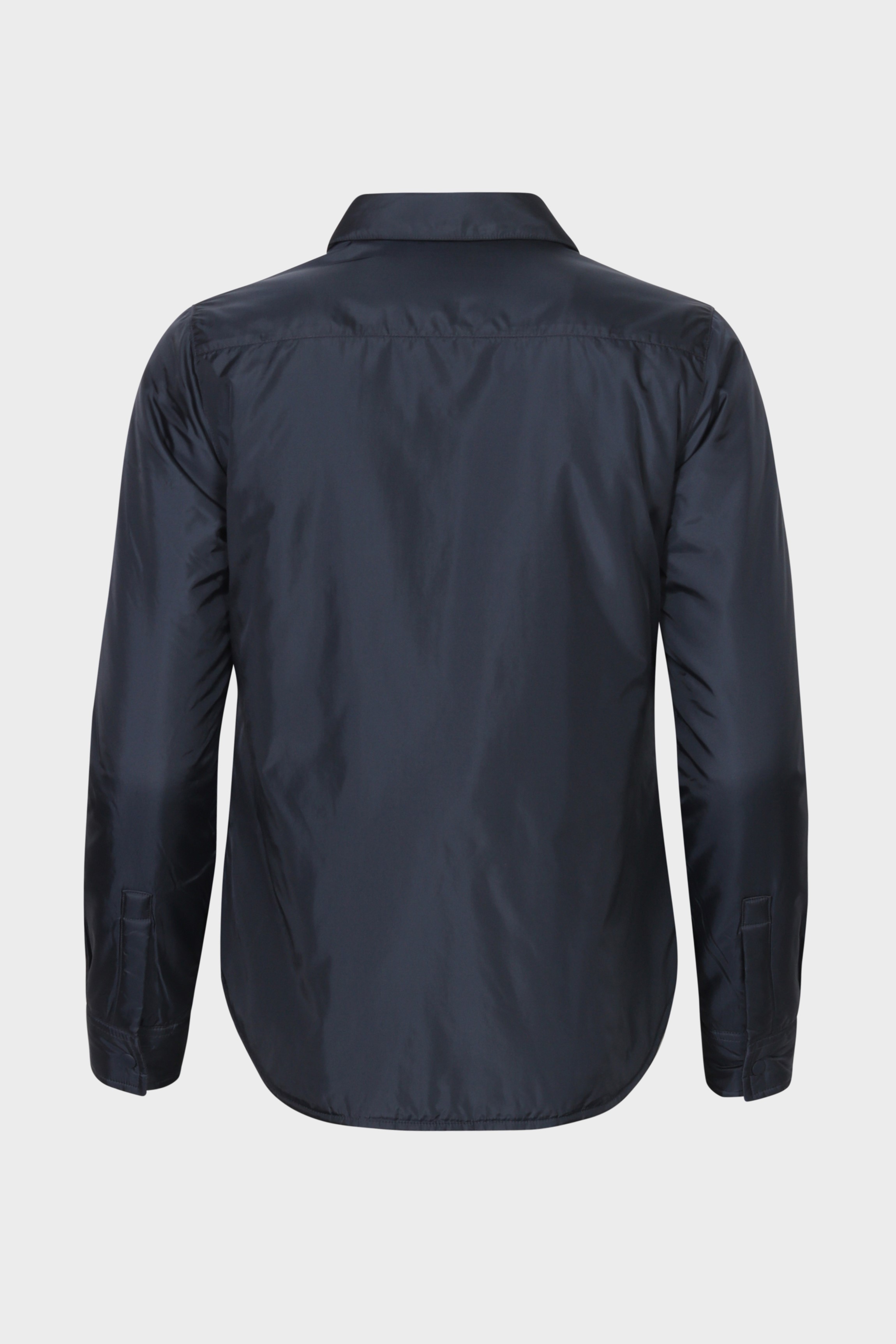 ASPESI Soft Padded Overshirt Glue in Navy XS