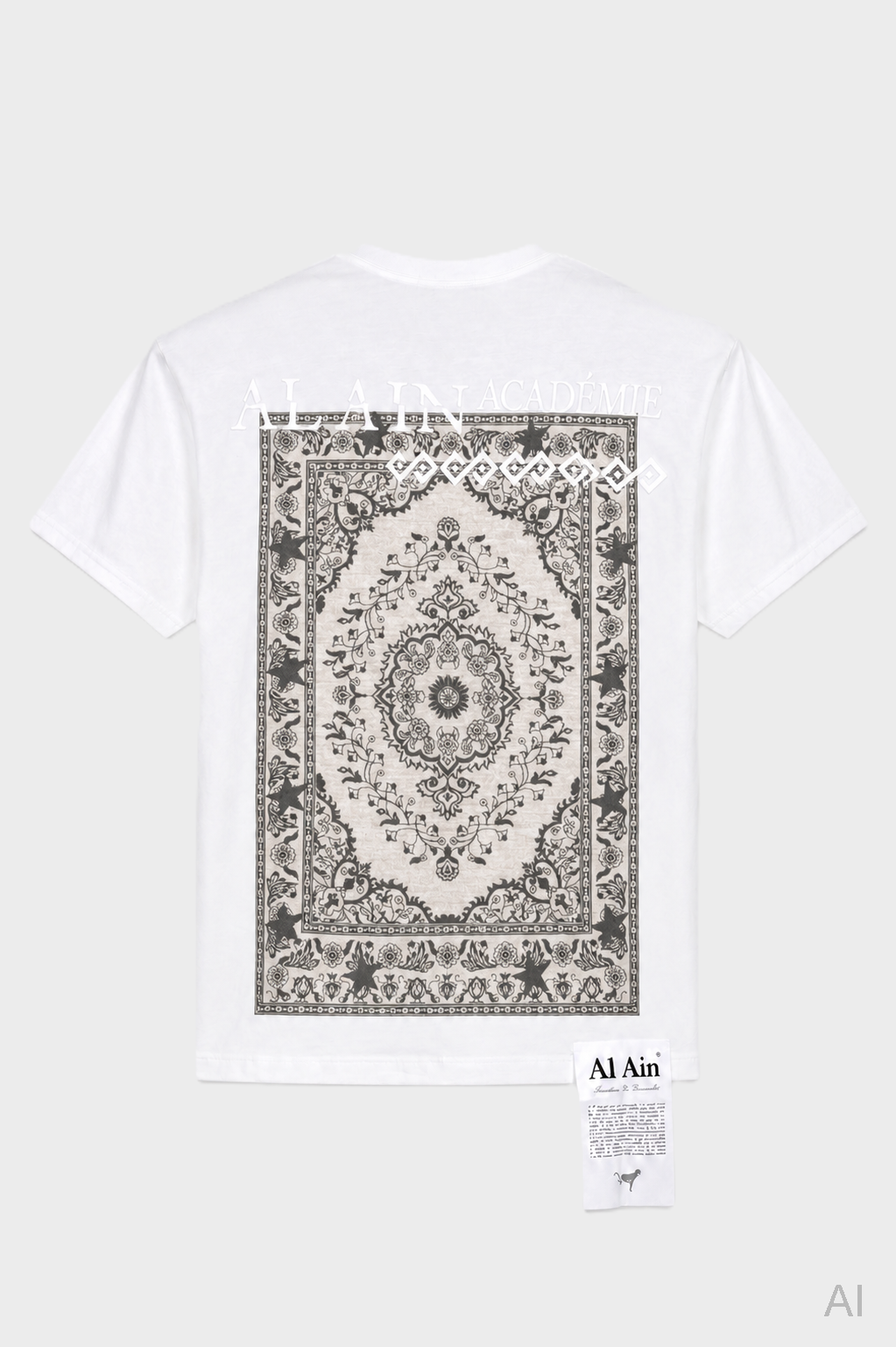 AL AIN Carpetstar Backprinted T-Shirt in White