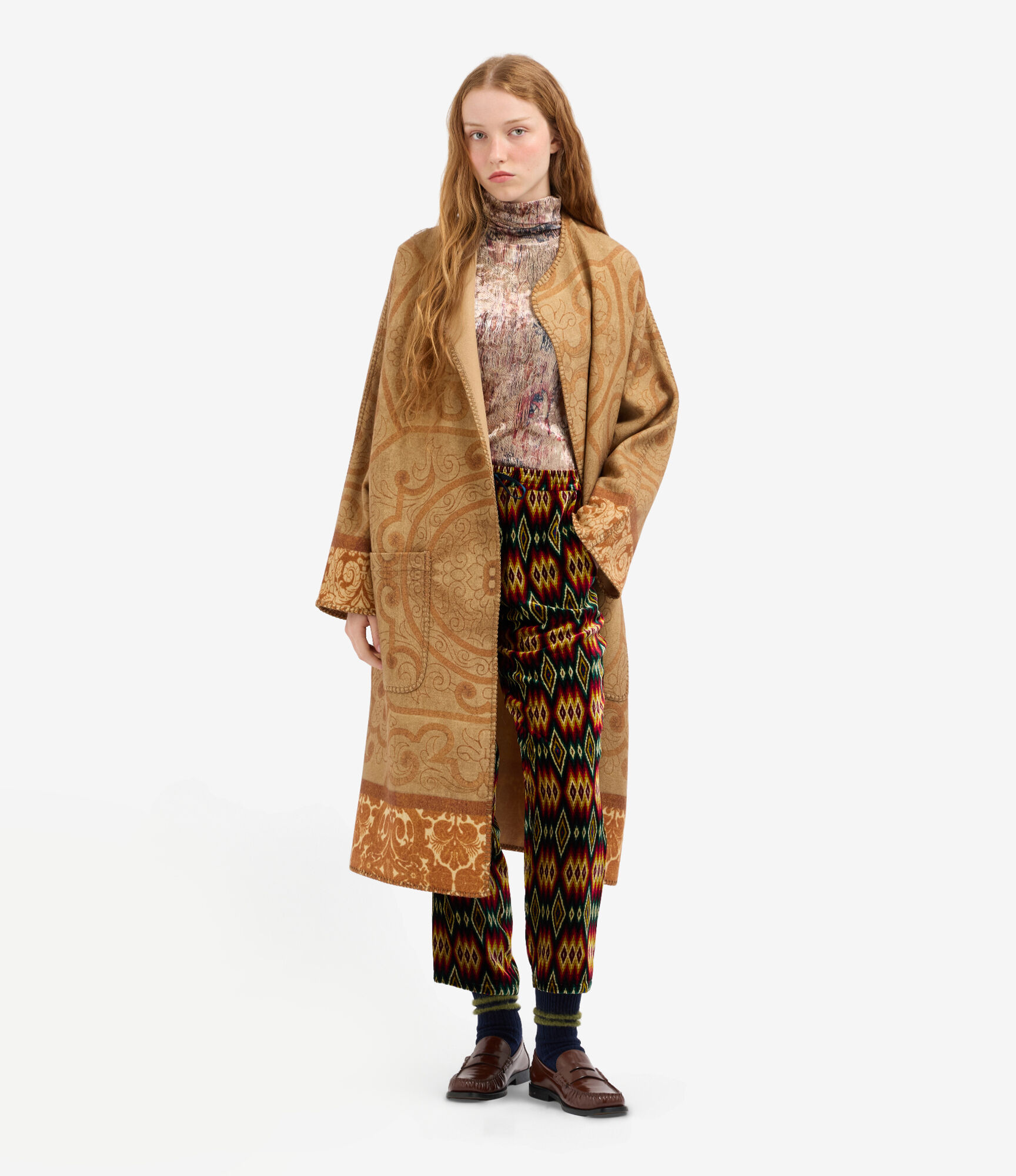 PIERRE-LOUIS MASCIA Short Velvet Pant Multicolor