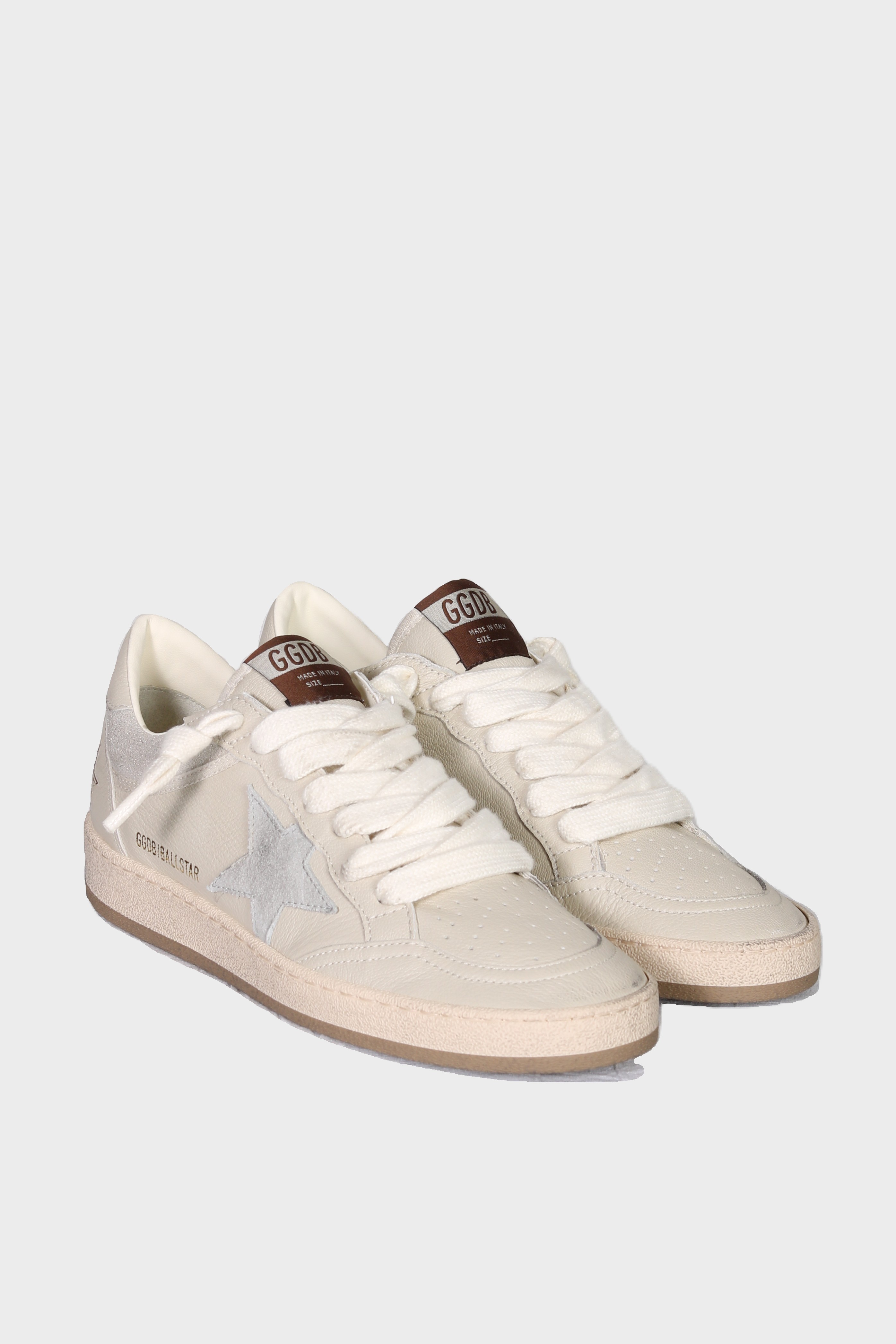 GOLDEN GOOSE Ballstar in Taupe/Grey