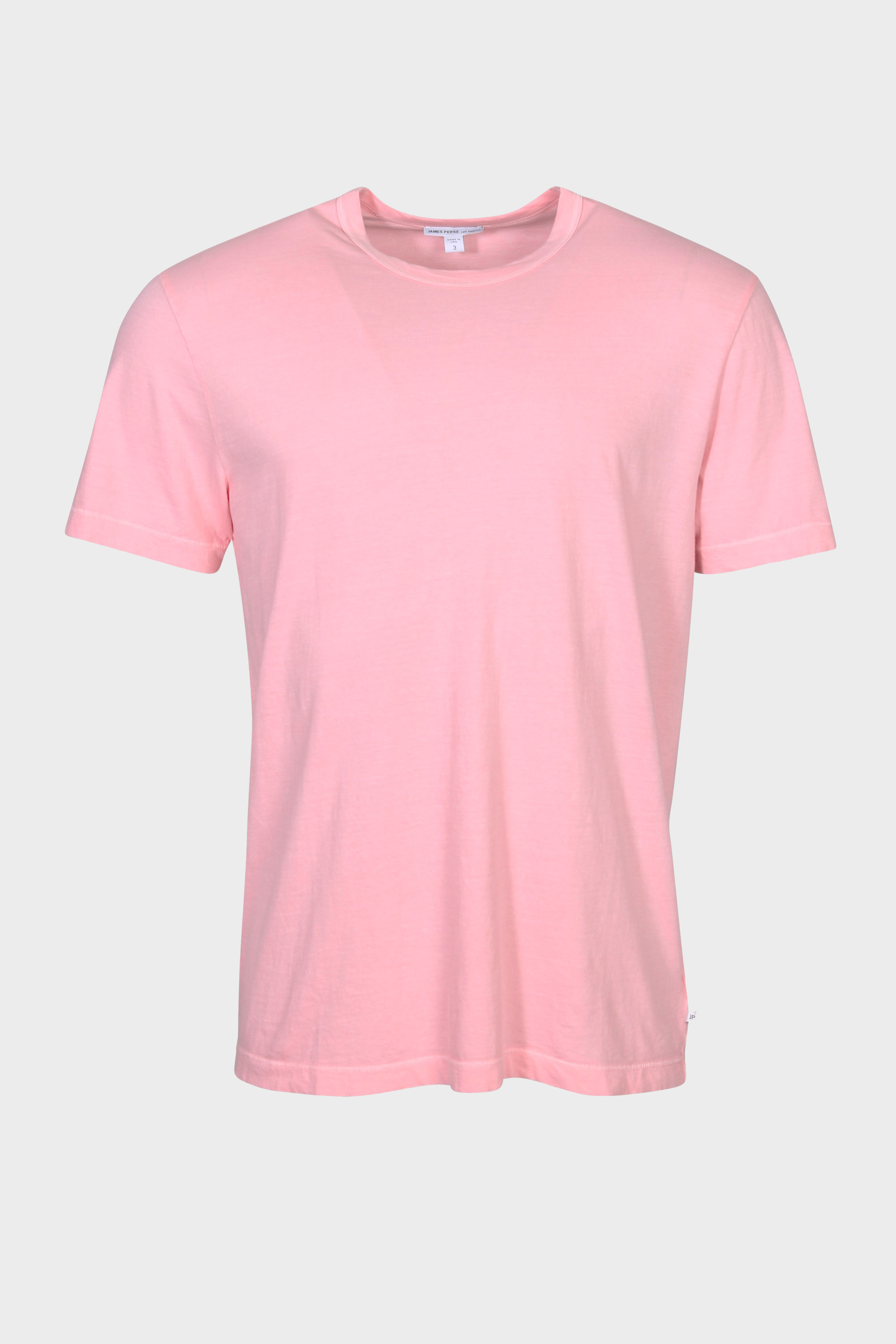 JAMES PERSE Crewneck T-Shirt in Washed Pink JAMES PERSE Crewneck T-Shirt in Washed Pink