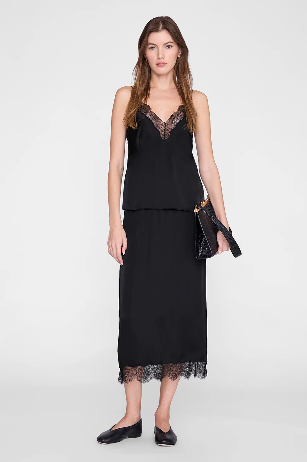 ANINE BING Shelby Skirt in Black