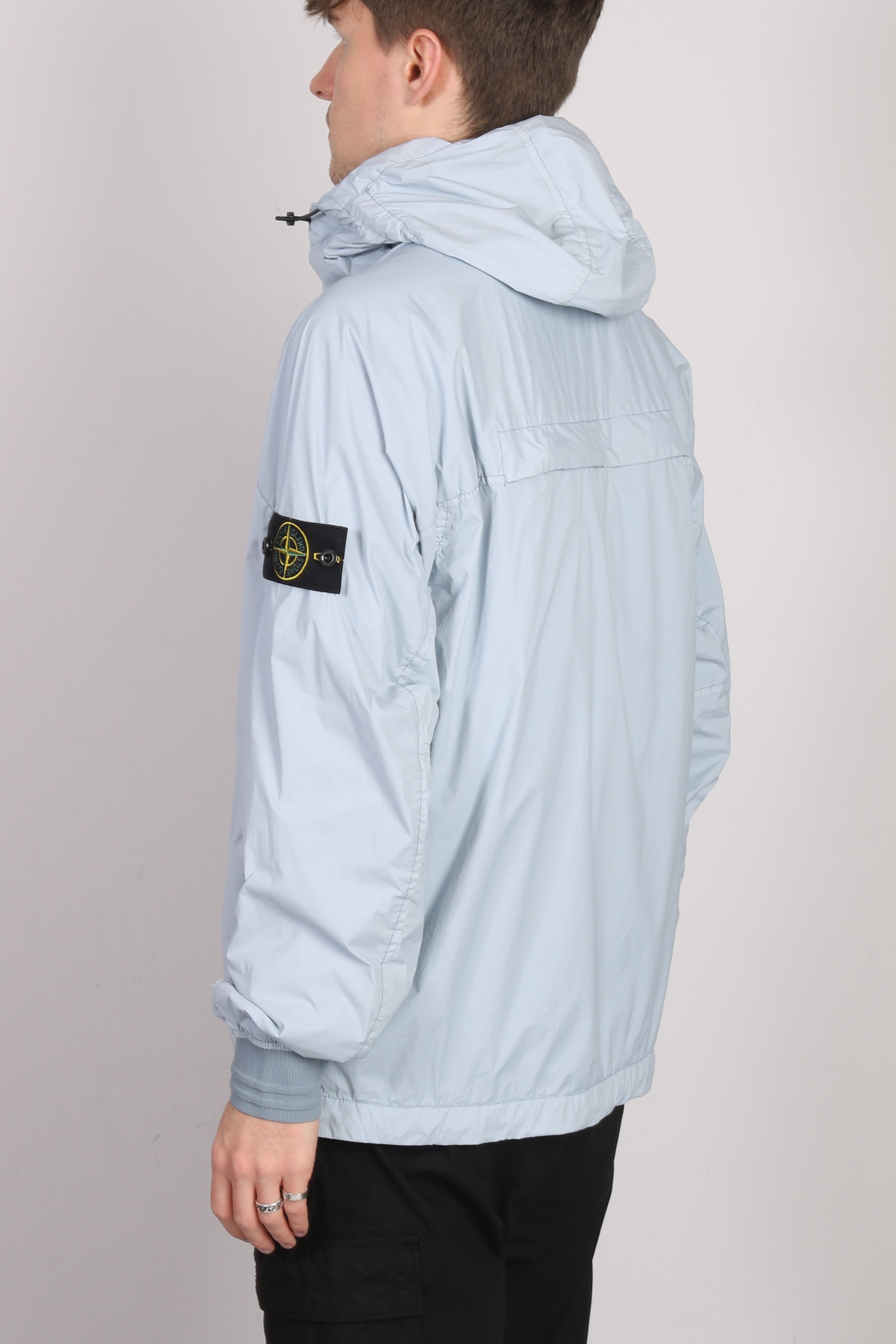 STONE ISLAND Skin Touch Nylon-TC Jacket in Sky Blue M