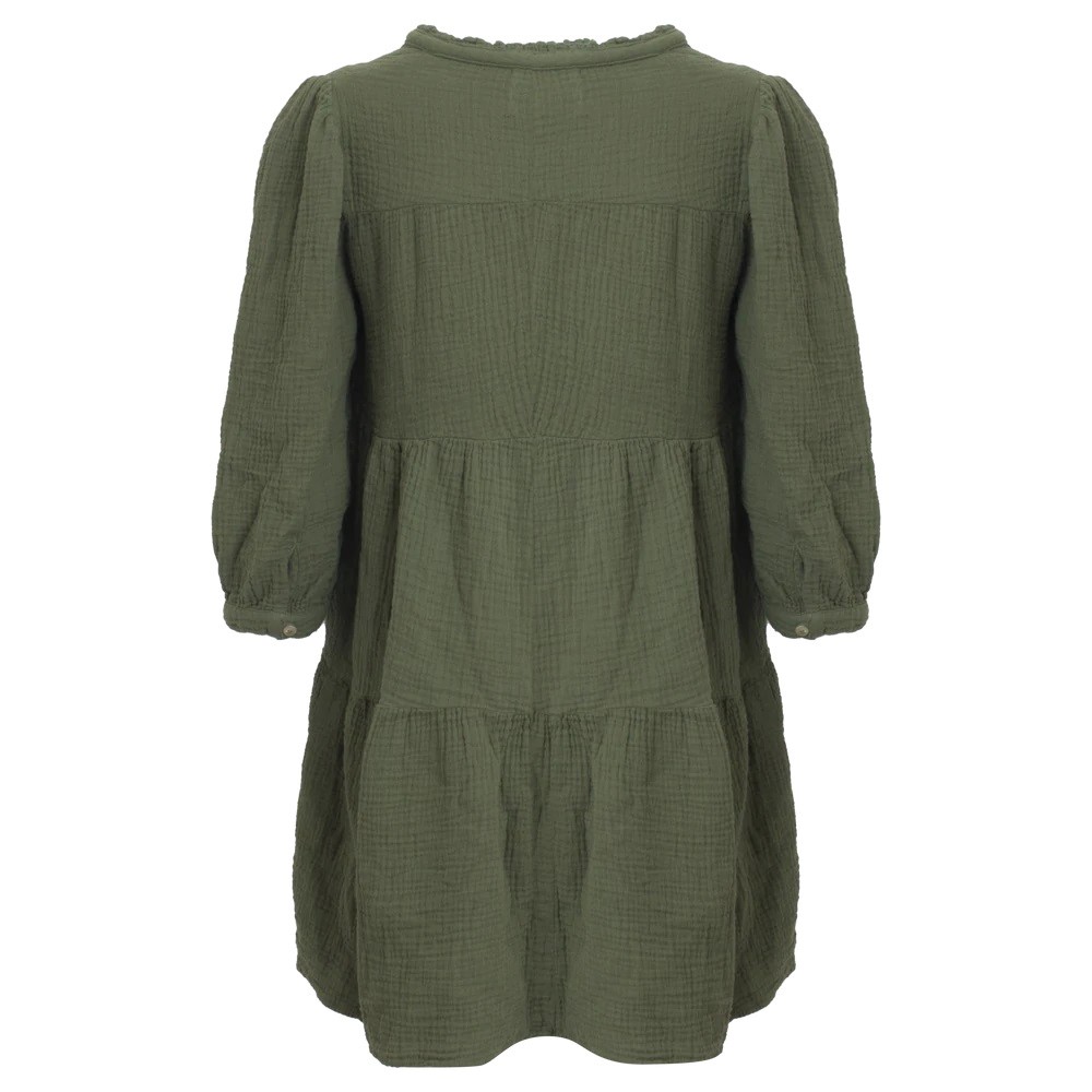 HONORINE Short Giselle Dress in Olive M