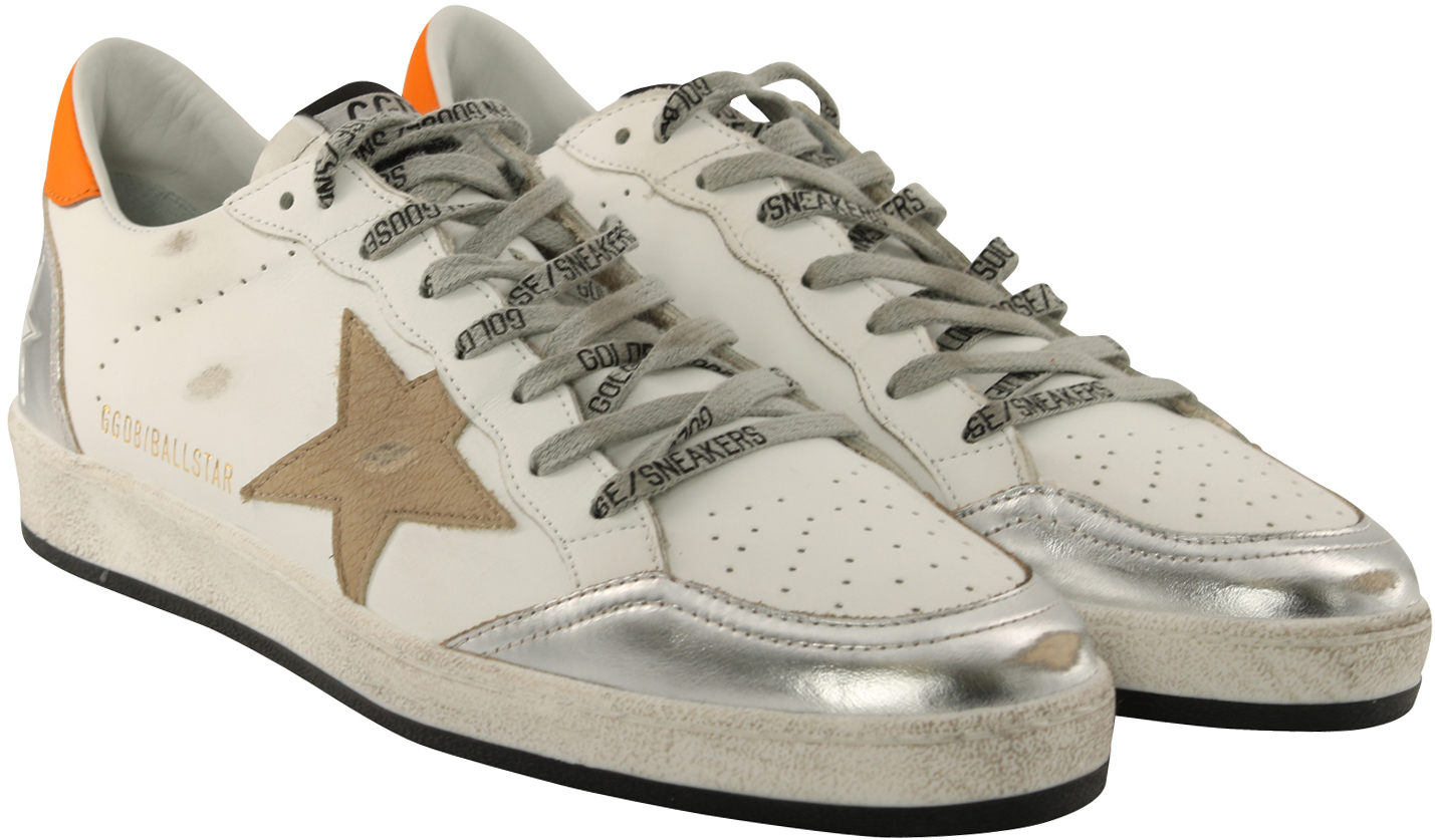 Golden Goose Sneaker Ball Star White Leather
