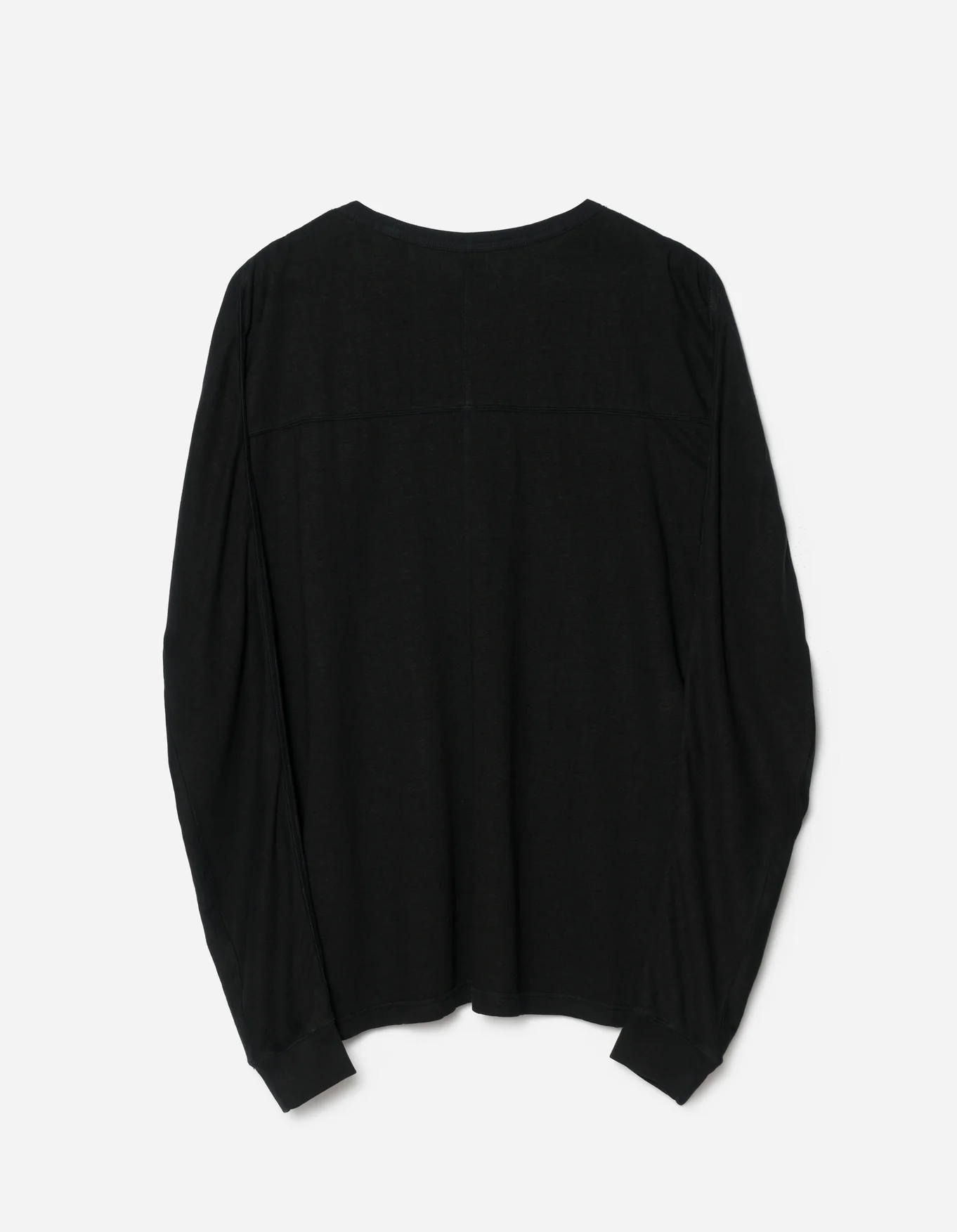 MAHARISHI 5245 Hemp Cross Oversized Longsleeve in Black