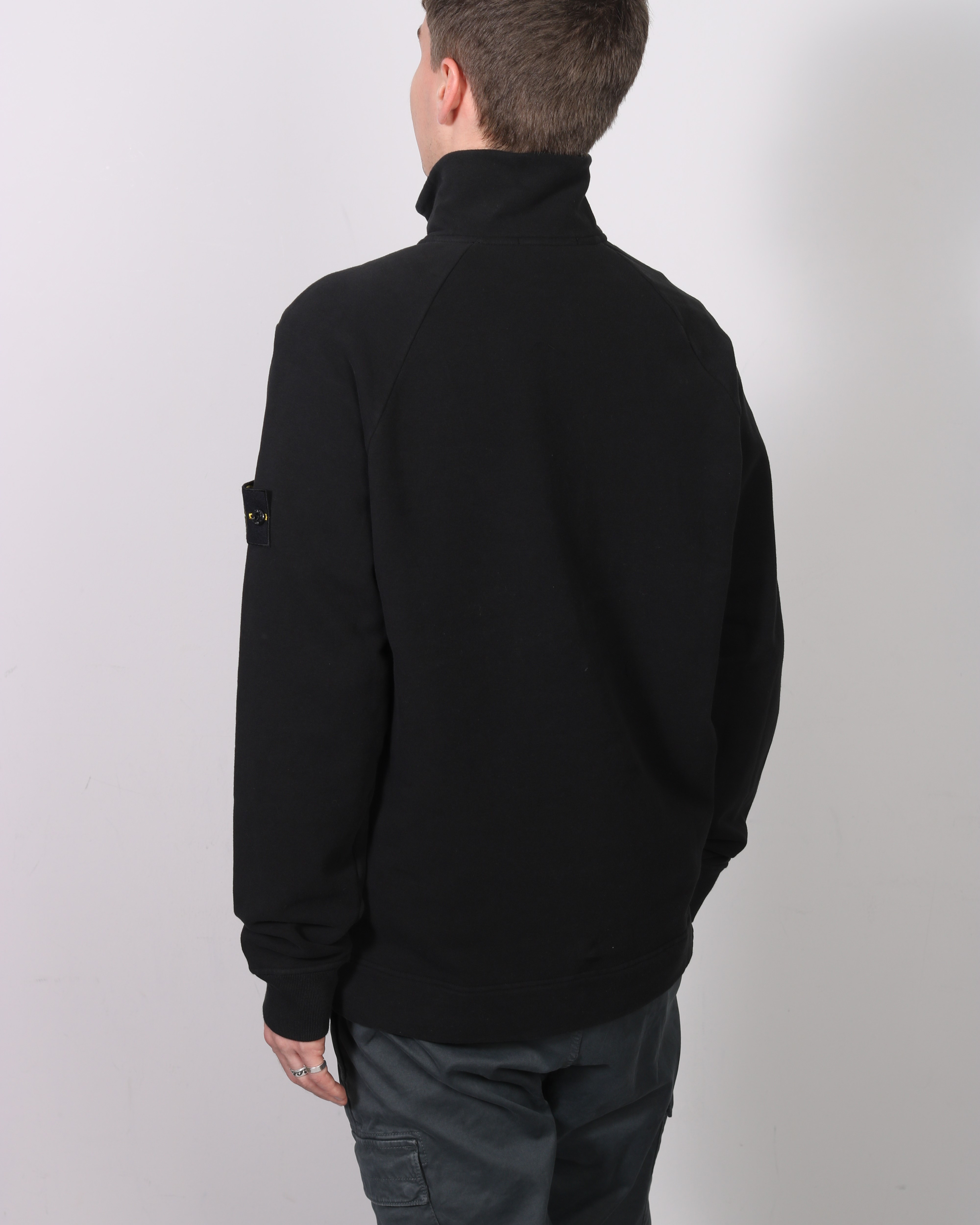 STONE ISLAND Soft Stretch Sweatshirt in Black