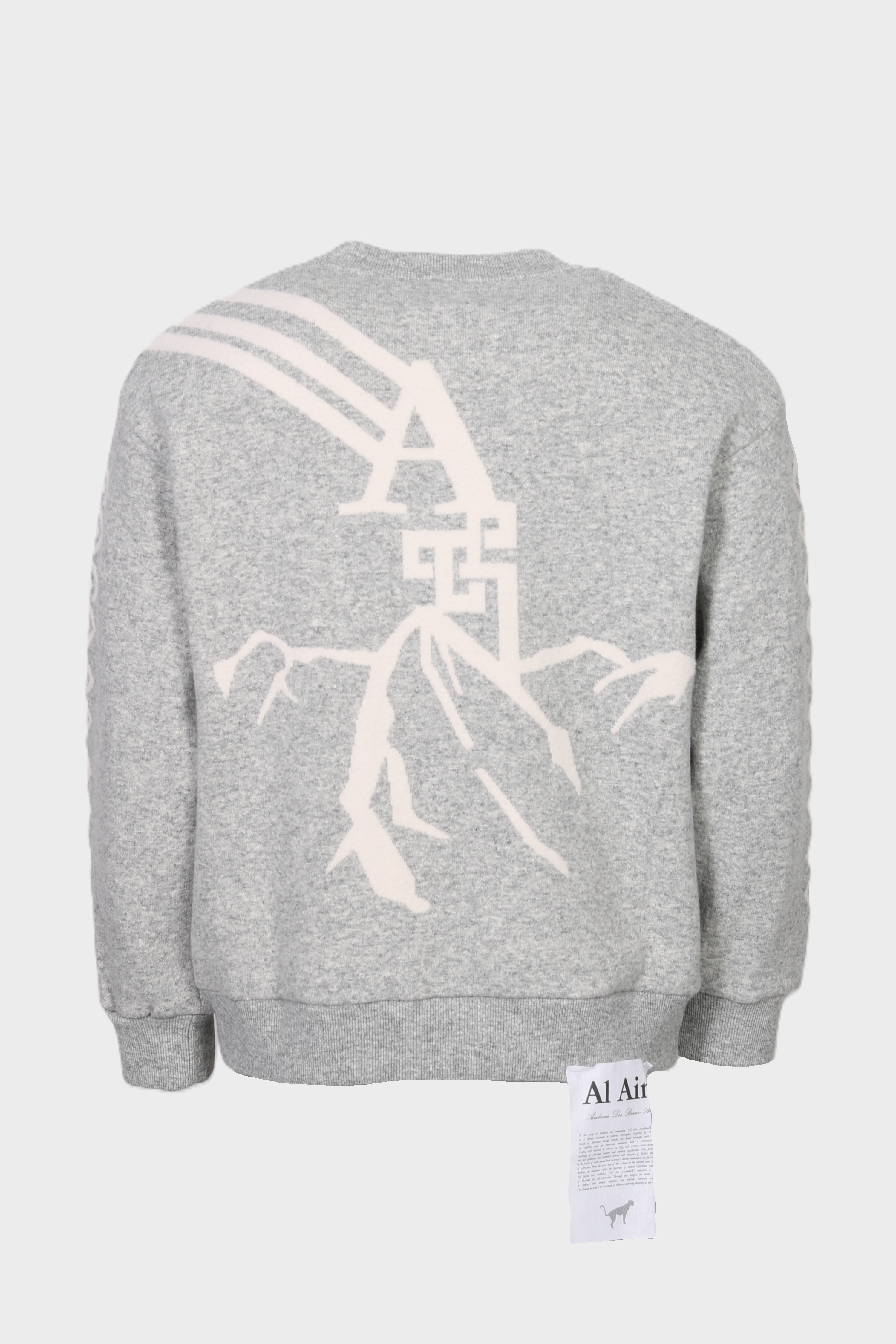 AL AIN Mountain Knit Sweater in Grey