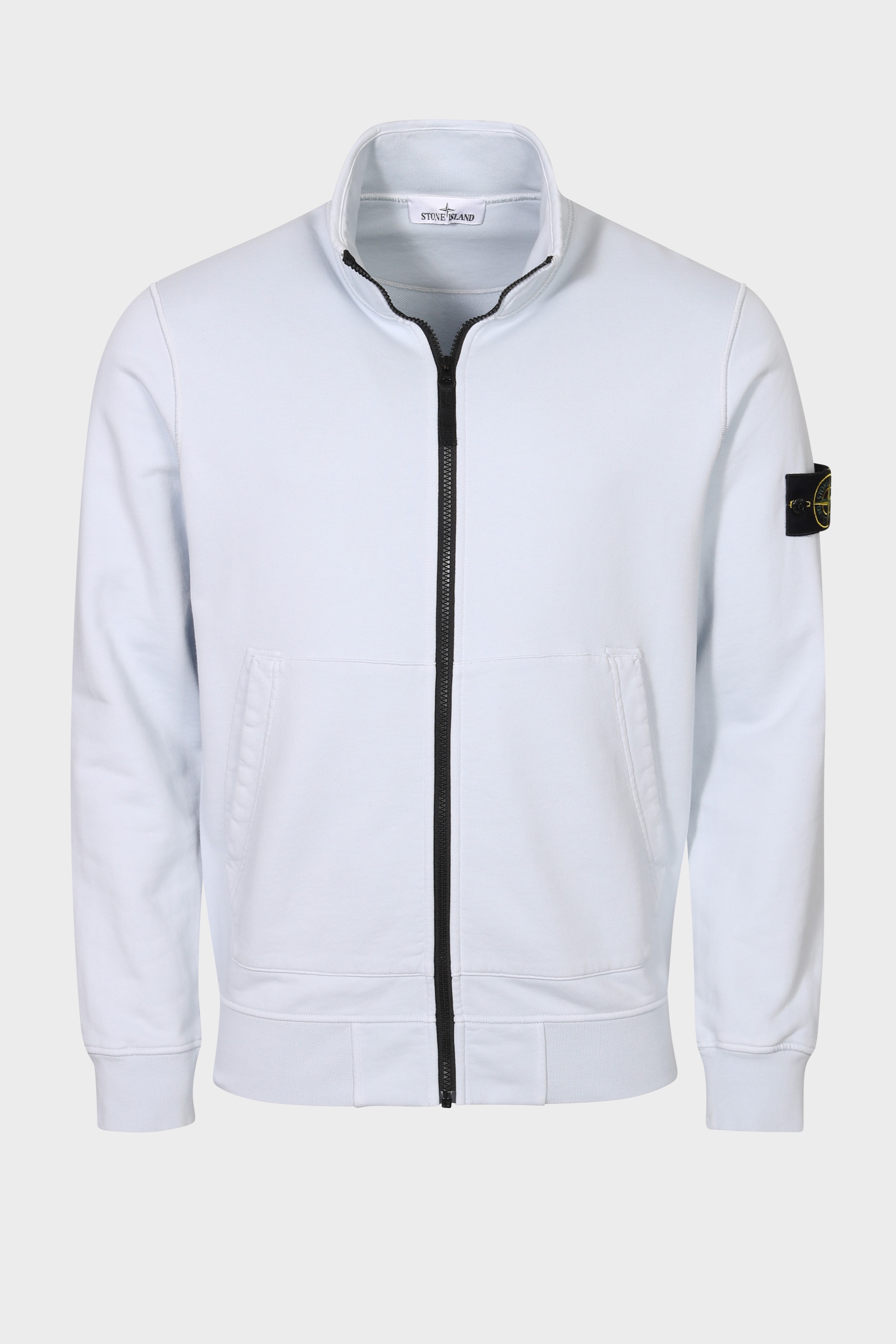 STONE ISLAND Zip Sweatshirt in Sky Blue S