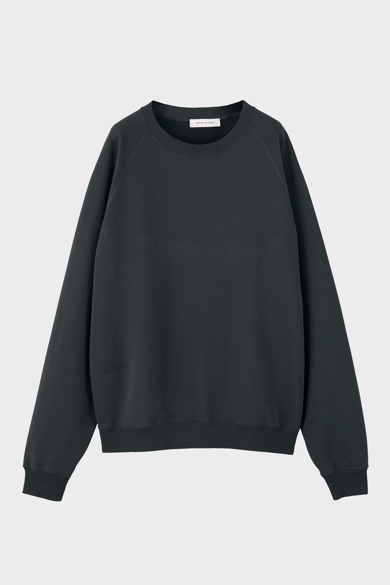 APPLIED ART FORMS Raglan Sweater in Charcoal XS