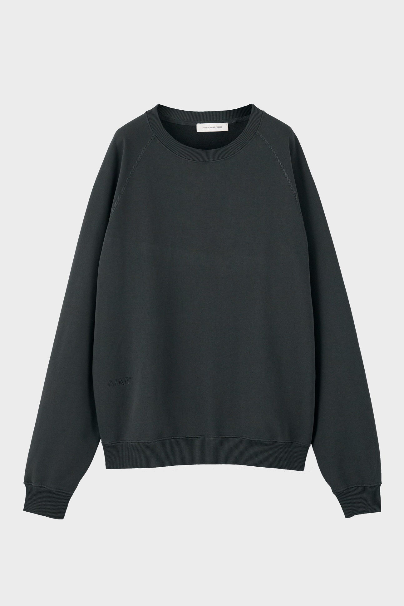 APPLIED ART FORMS Raglan Sweater in Charcoal