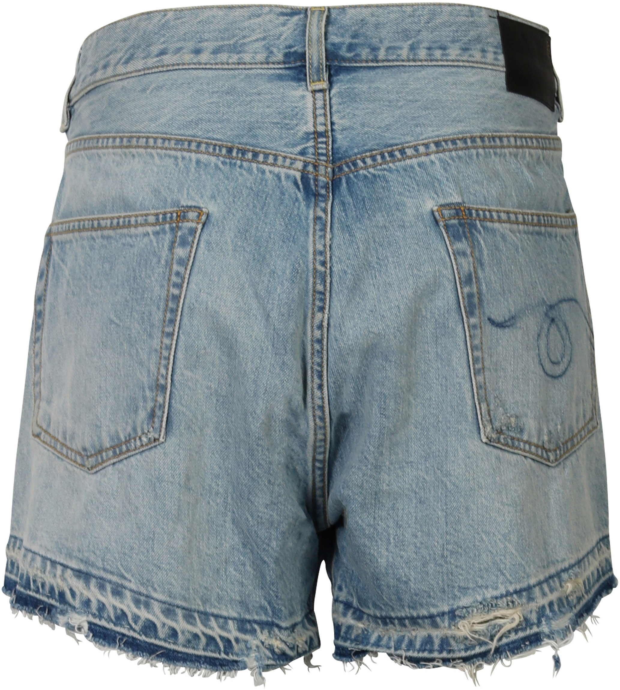 R13 Cross Over Shorts Light Blue