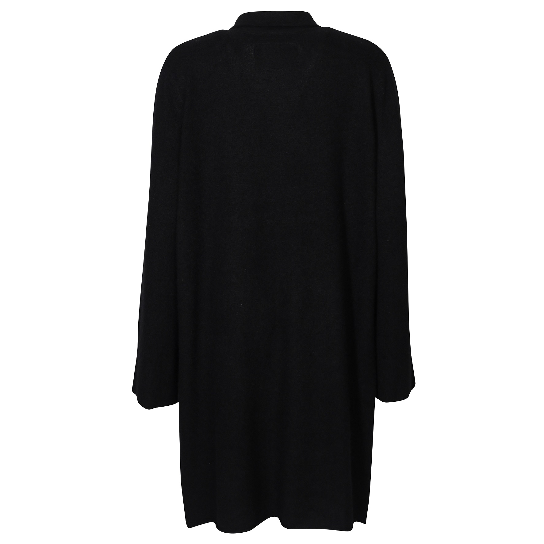 FRENCKENBERGER Long Cross Cardigan in Black XS