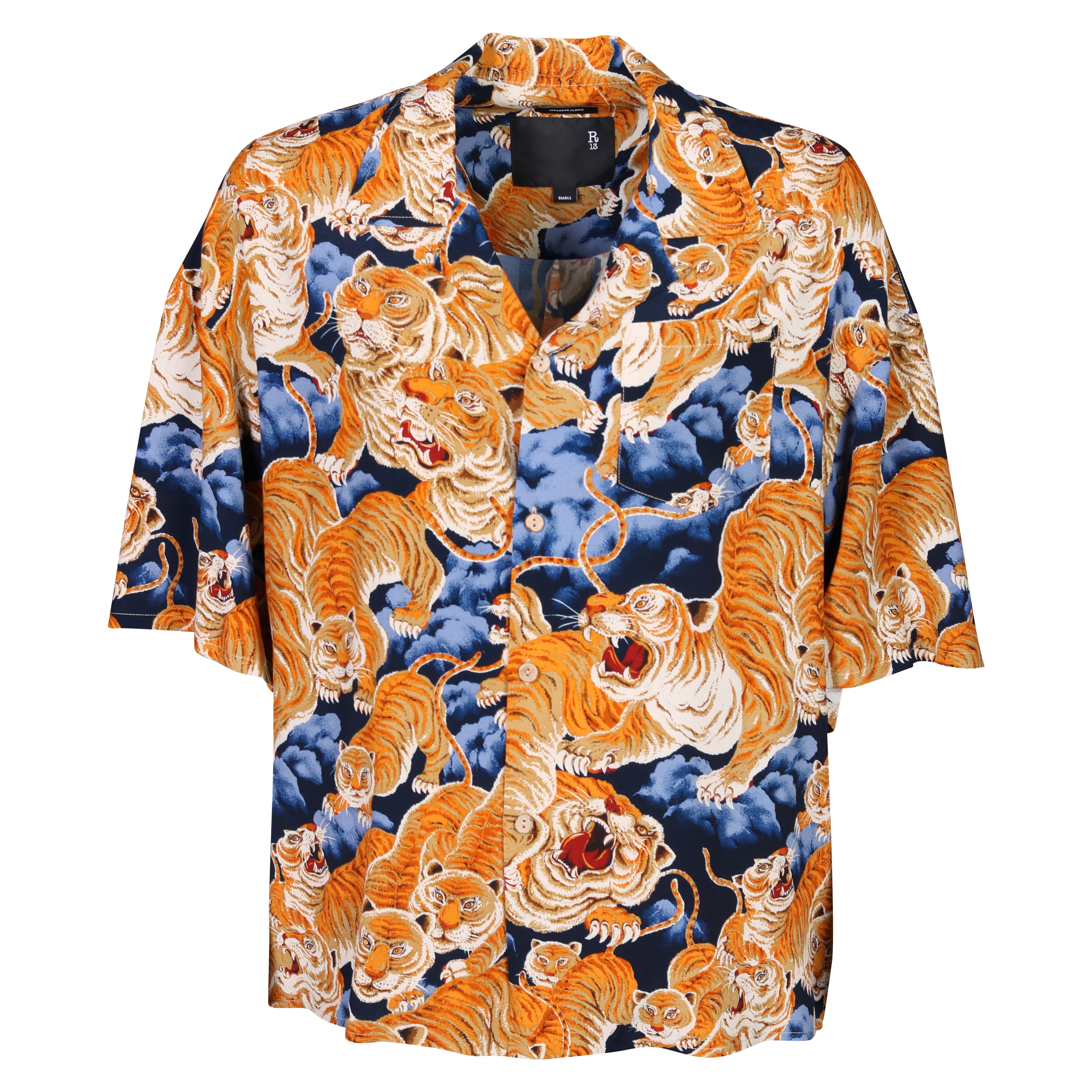 R13 Oversized Hawai Shirt Multicolour