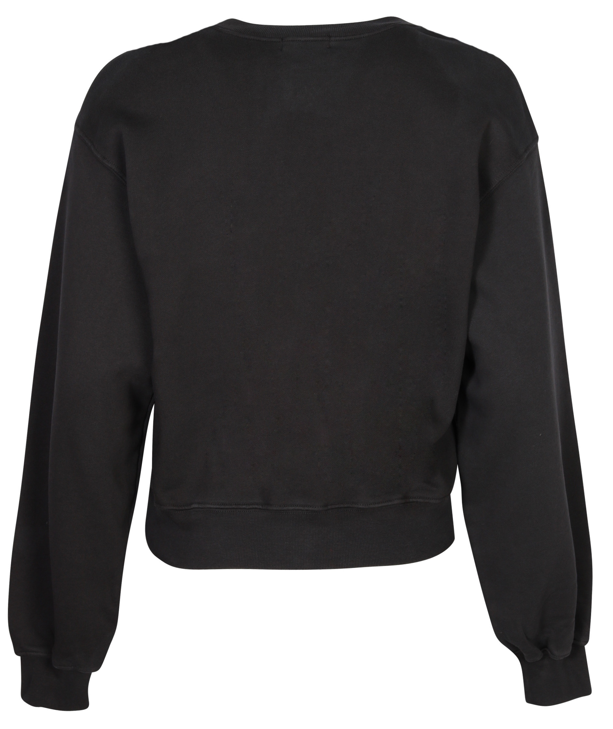 Agolde Balloon V-Neck Sweatshirt Black