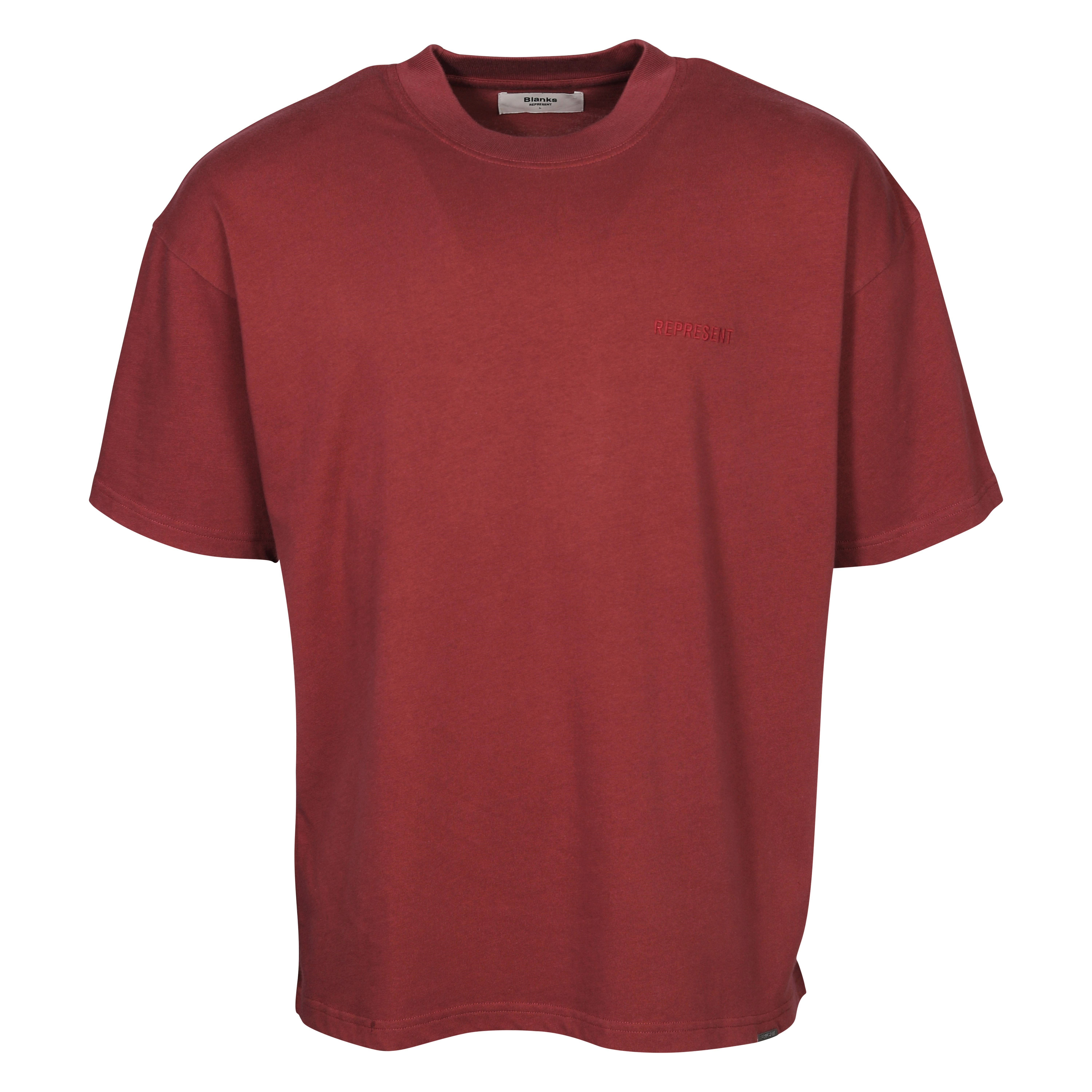 Represent Blank T-Shirt in Vintage Red