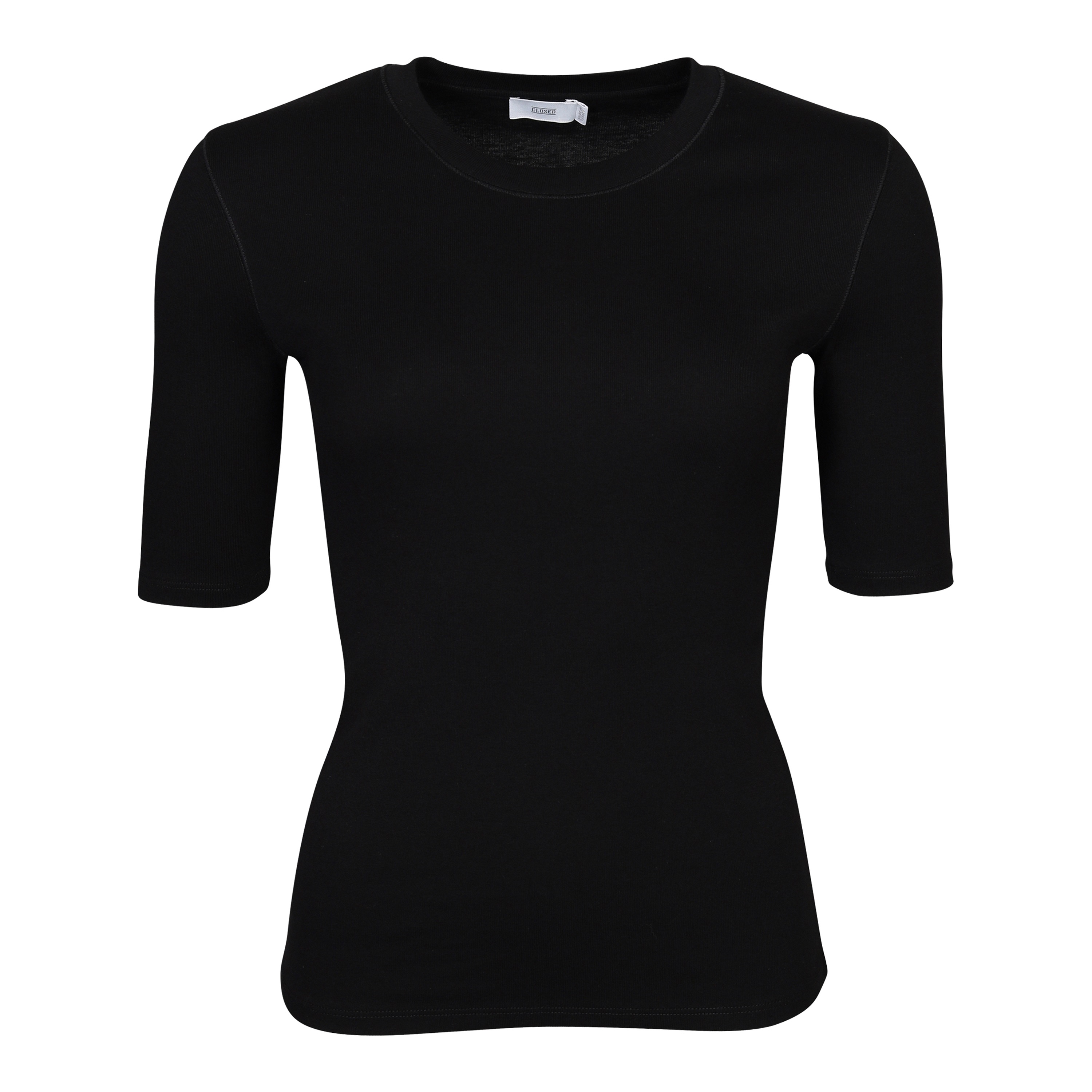 CLOSED Shortsleeve T-Shirt in Black