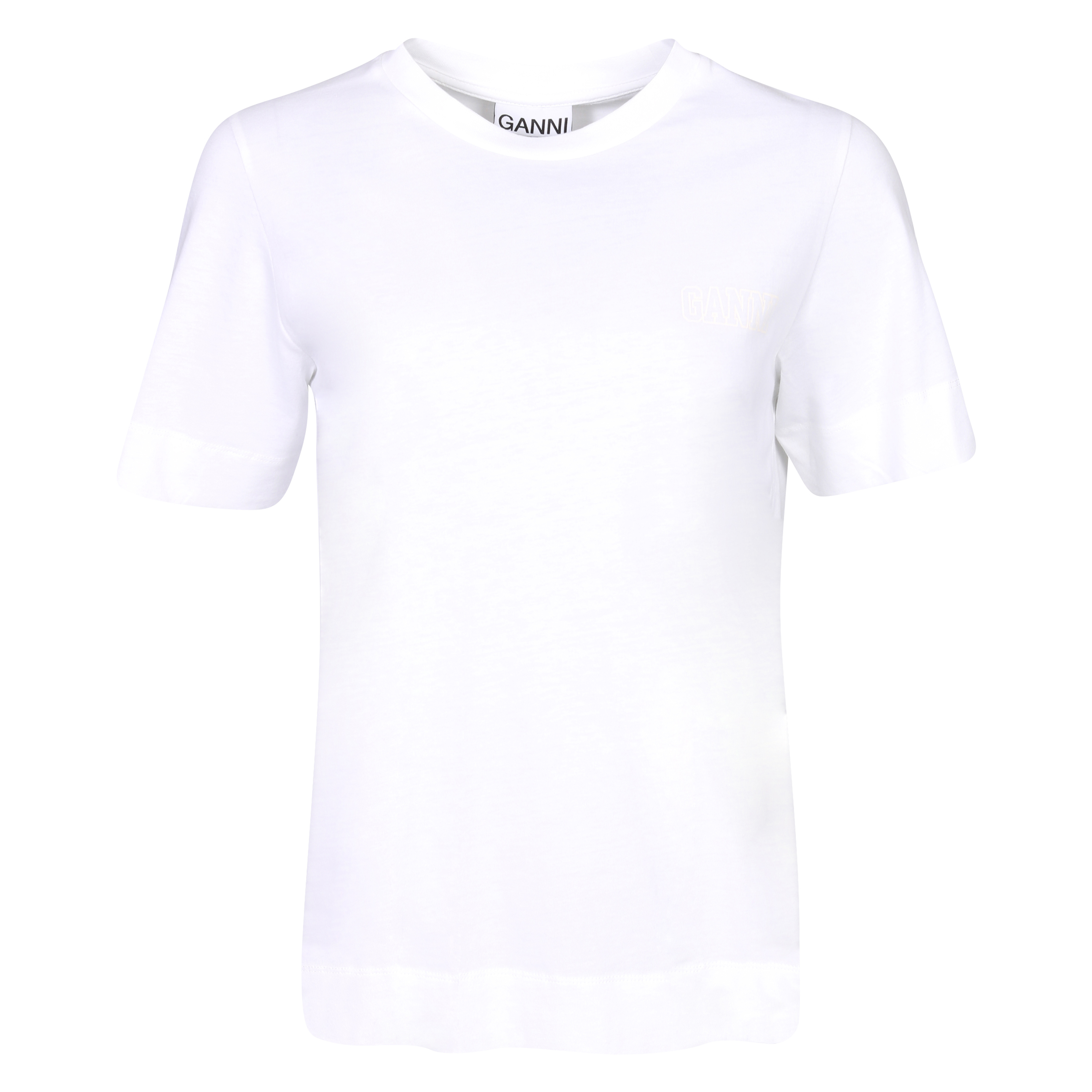Ganni Organic Cotton T-Shirt White
