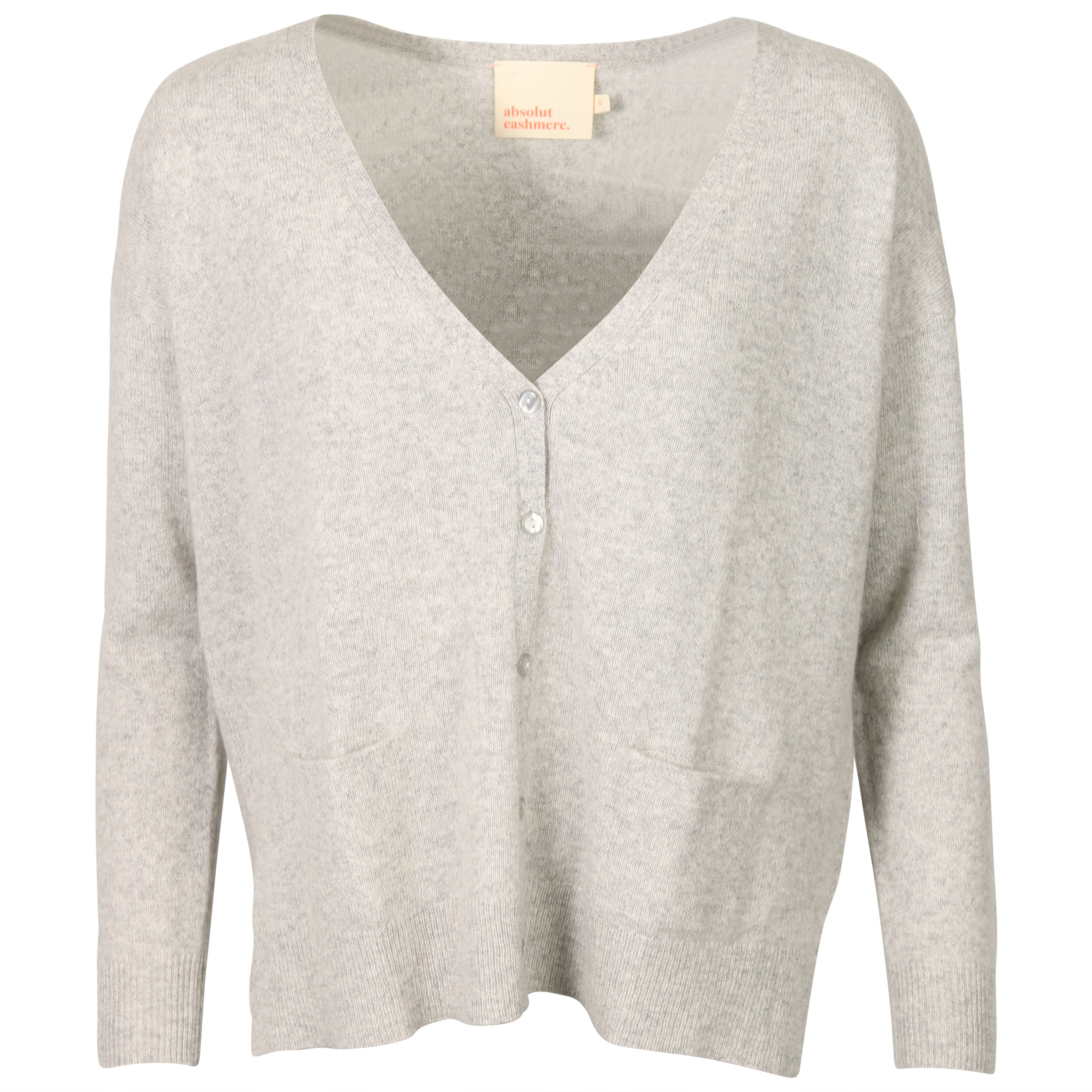 Absolut Cashmere Cardigan Antigone Heathergrey