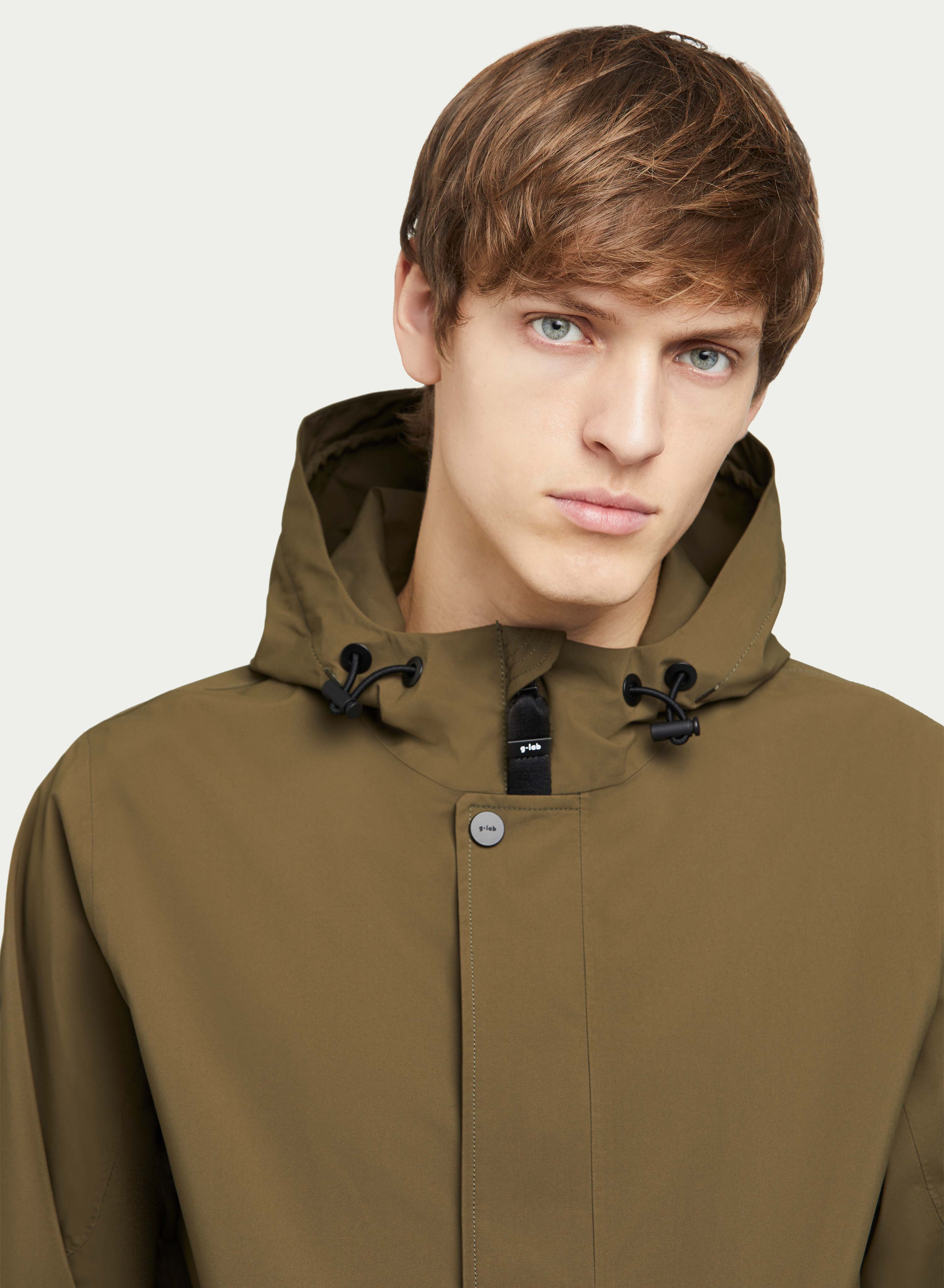 G-LAB Waterproof Light Jacket Geo in Olive L