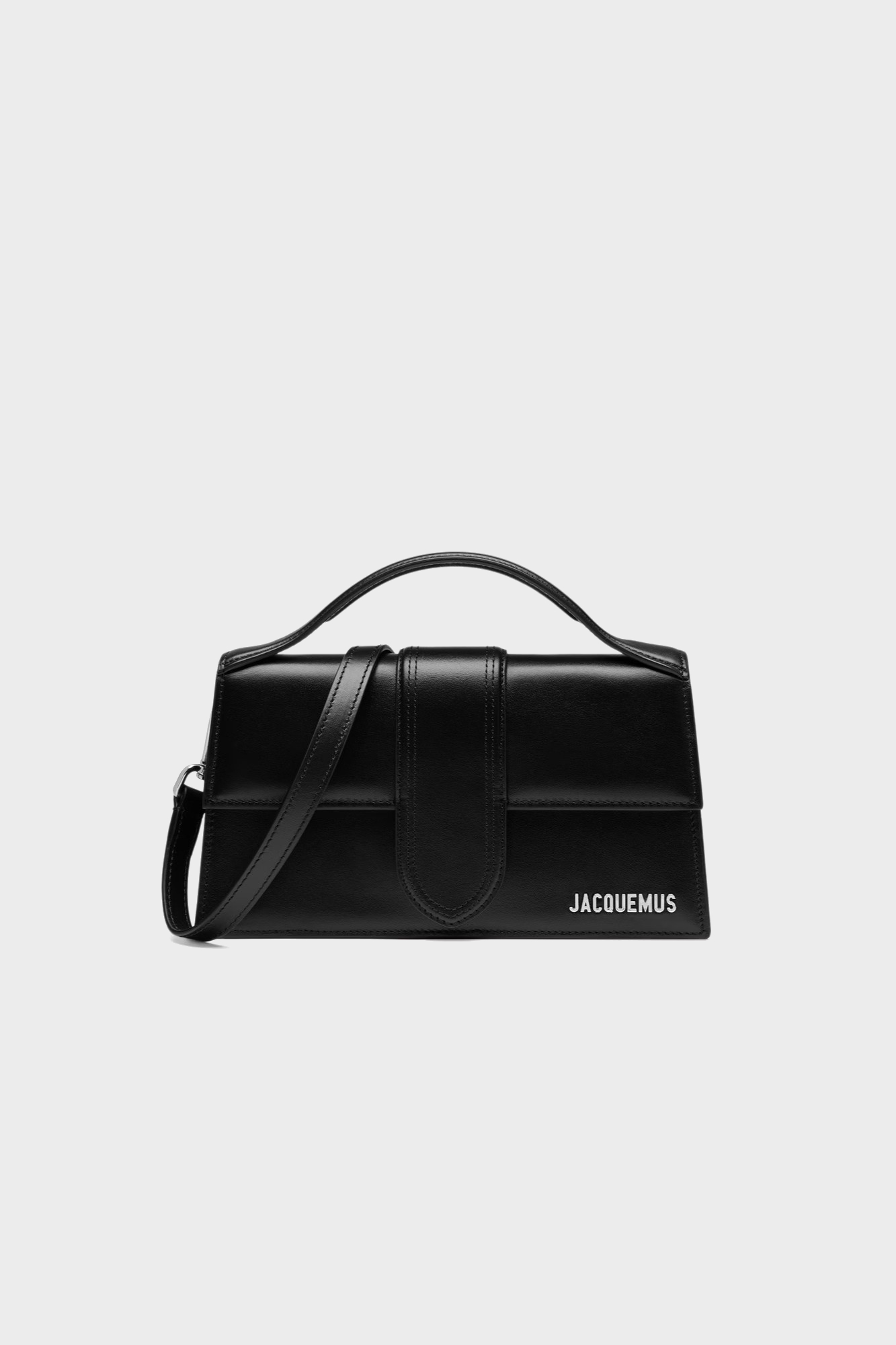 JACQUEMUS The Big Bambino in Black/Silver
