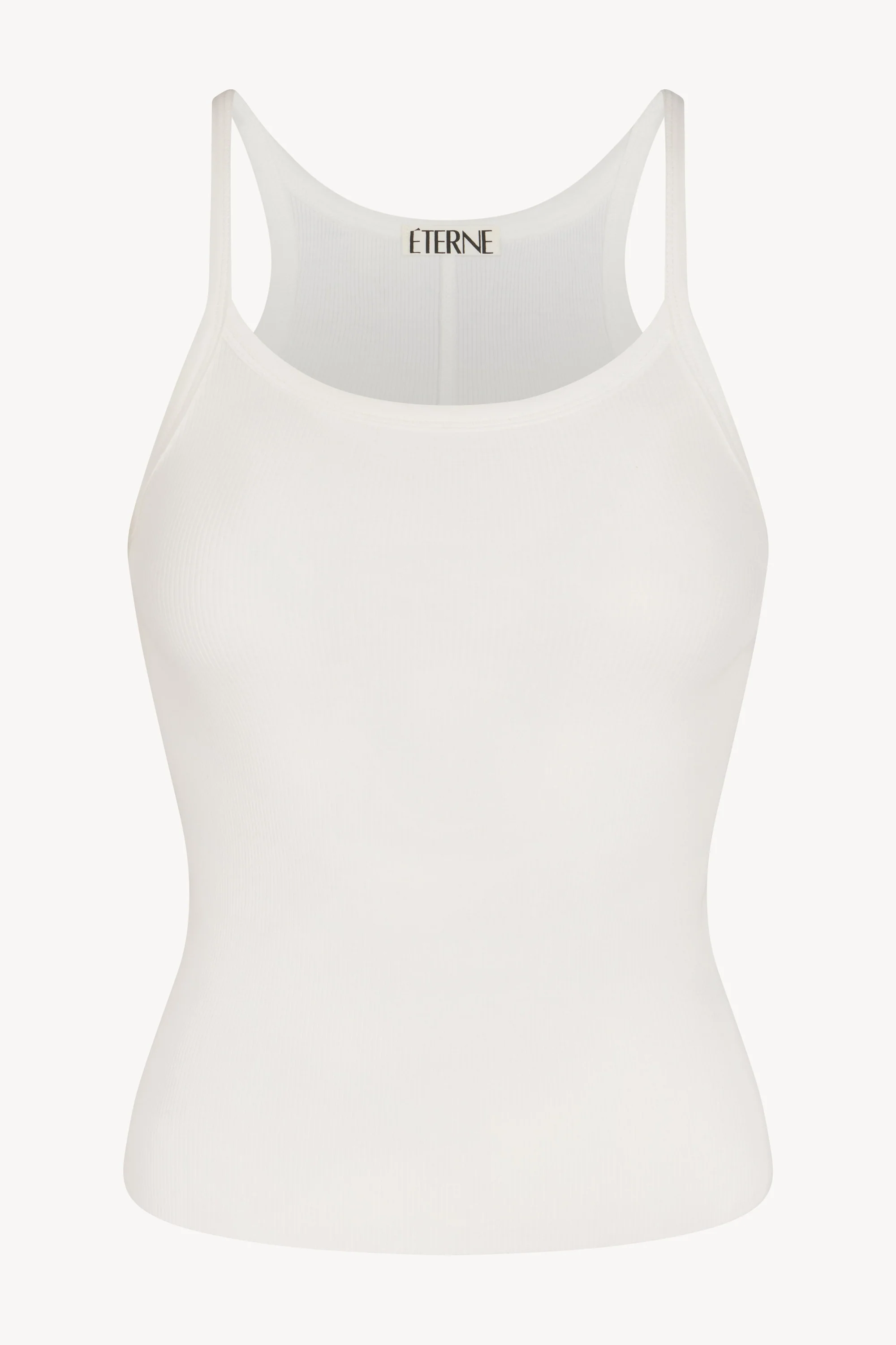 ÉTERNE Rib Tank Top in Ivory ÉTERNE Rib Tank Top in Ivory XL