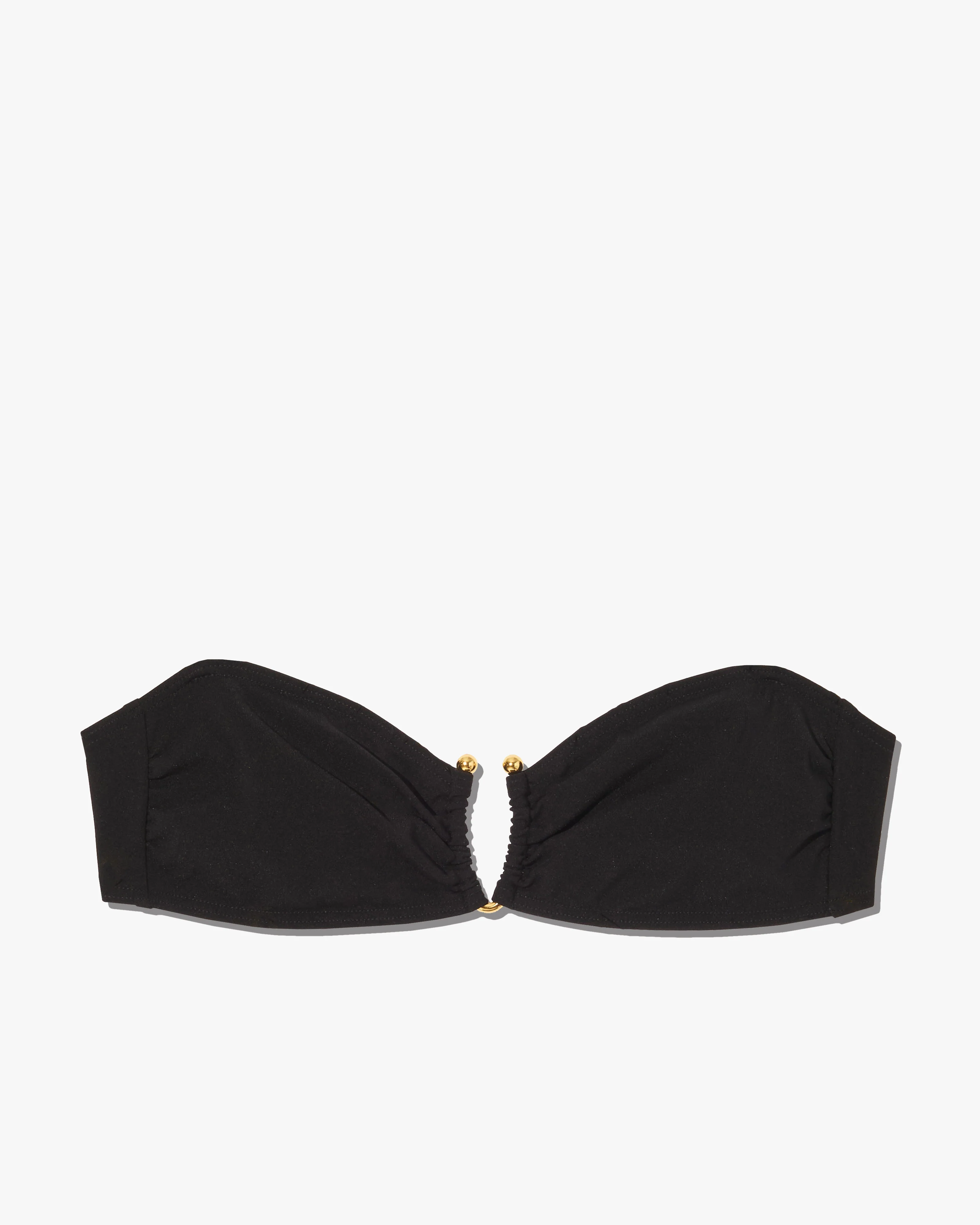 NILI LOTAN Bandeau Bikini Top in Black NILI LOTAN Bandeau Bikini Top in Black