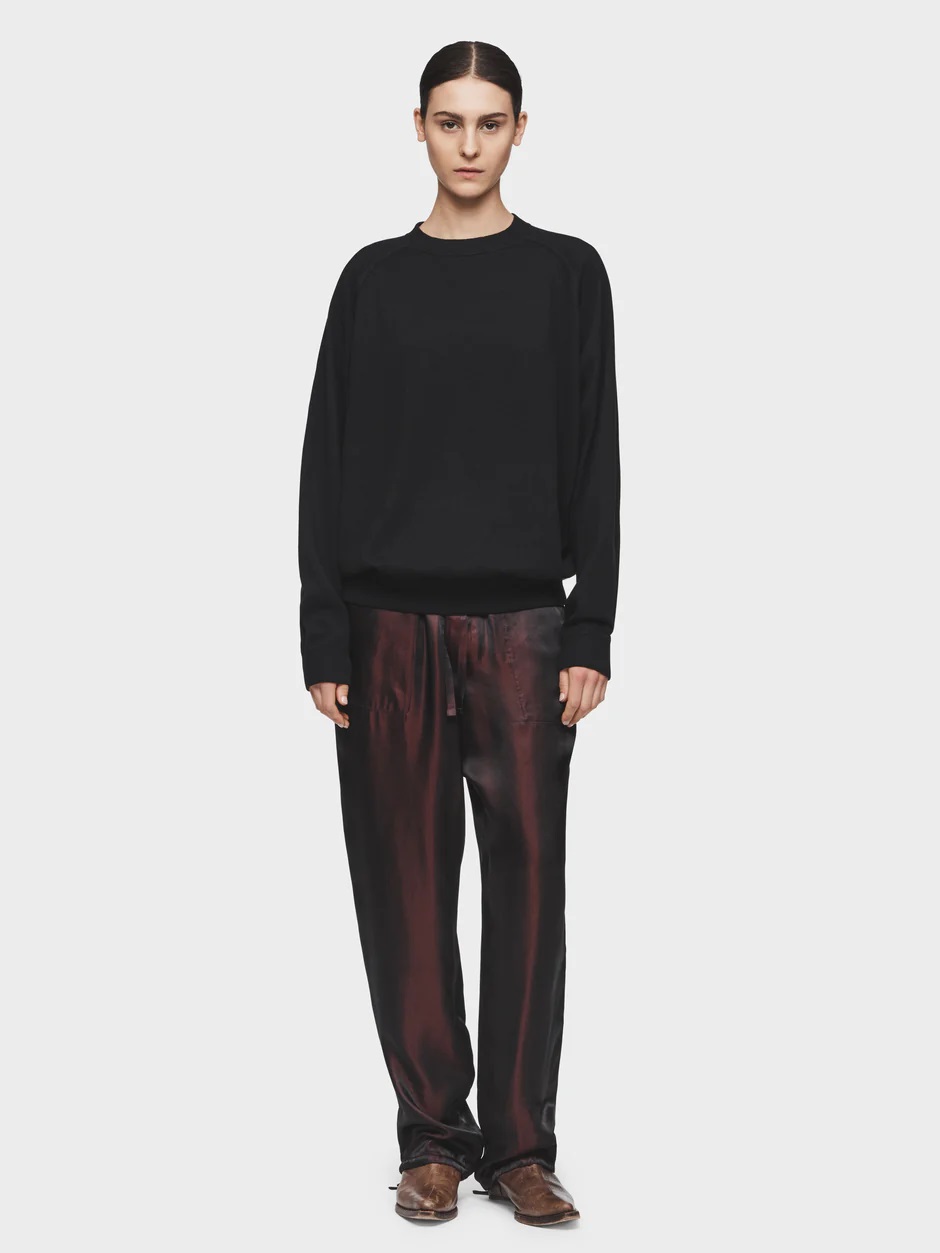 6397 Knit Pullover in Black S