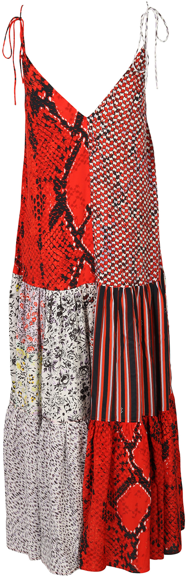 Lala Berlin Dress Debra Multi Patchwork Printed
