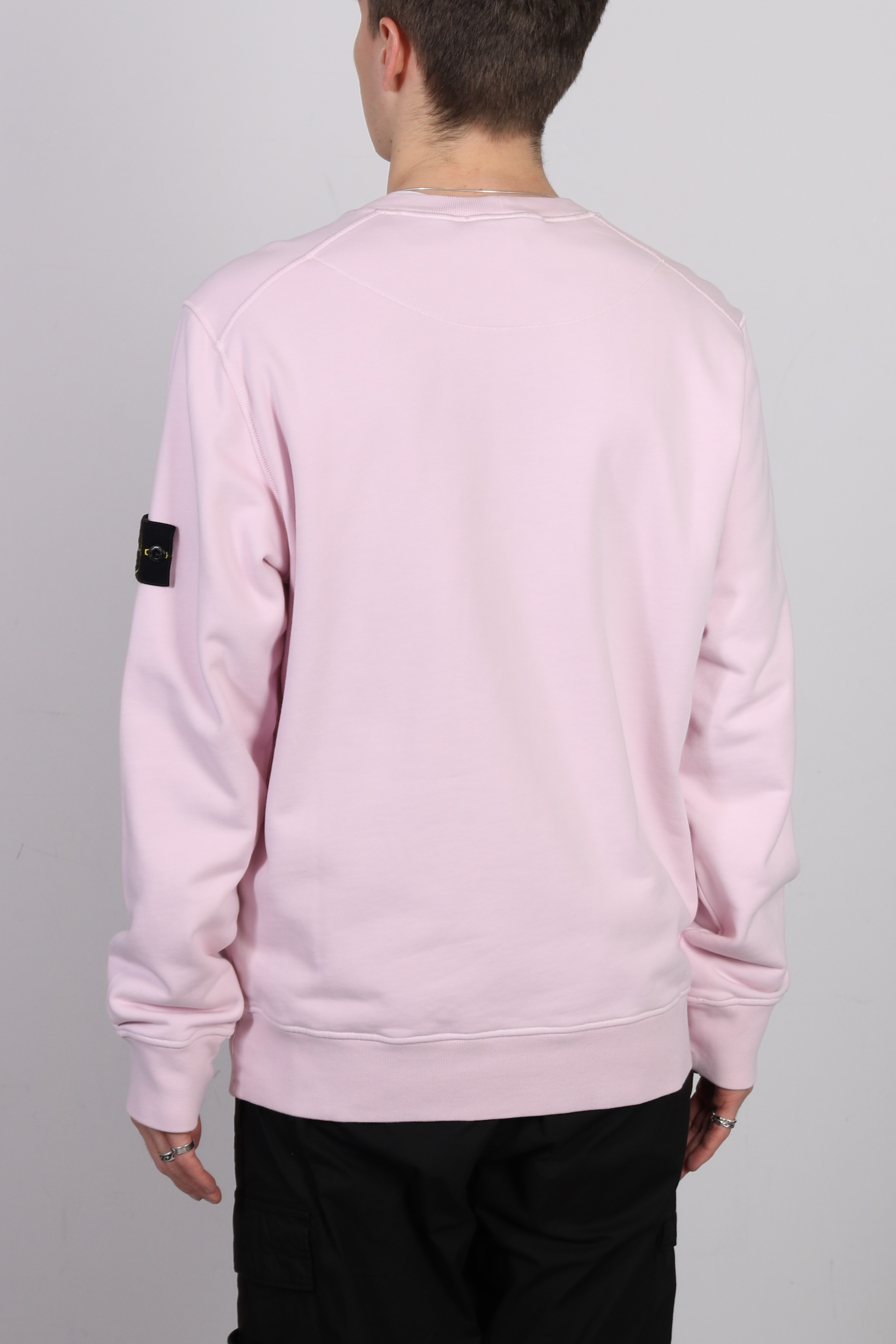 STONE ISLAND Sweatshirt in Light Pink 3XL