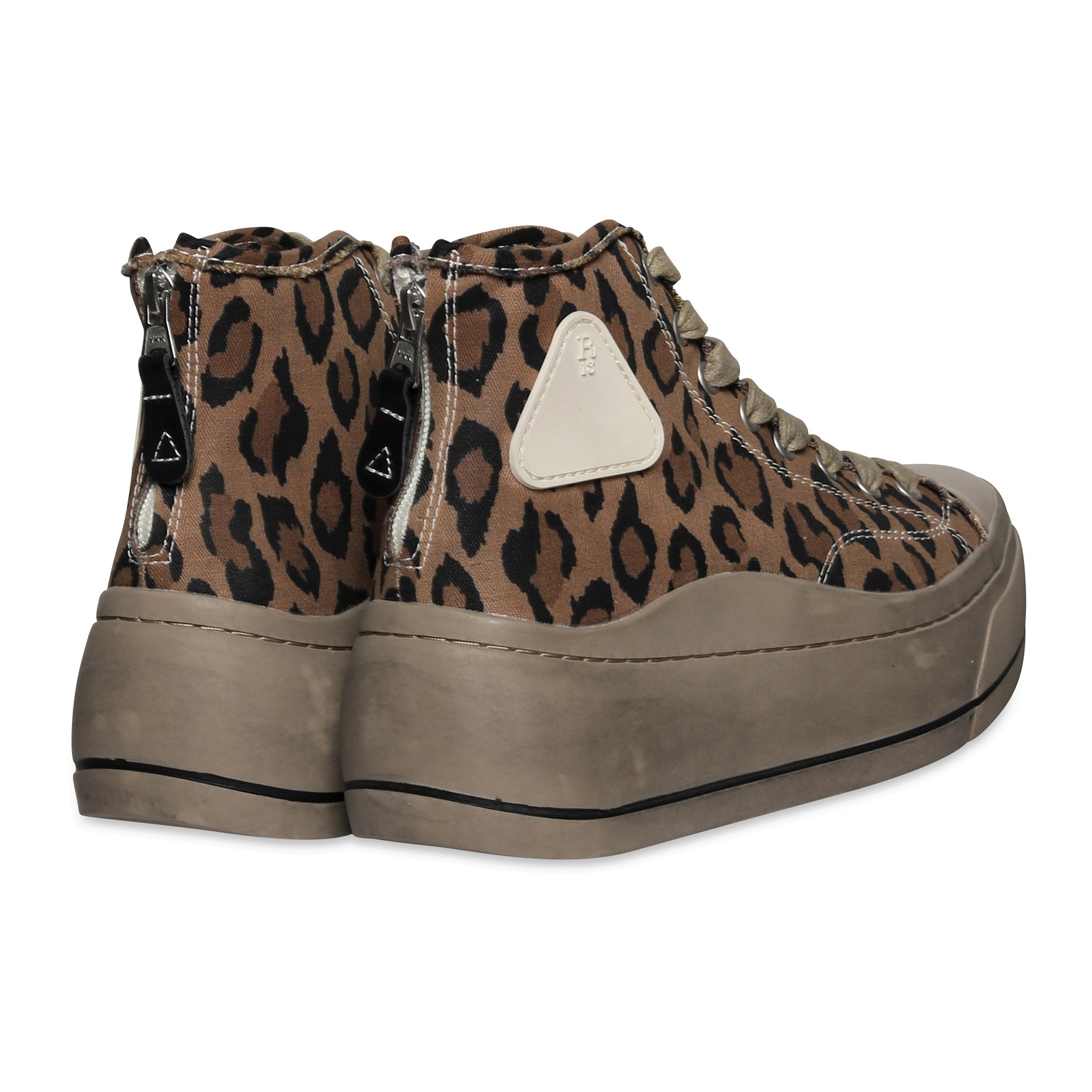 R13 High Top Sneaker Kurt in Leo 37