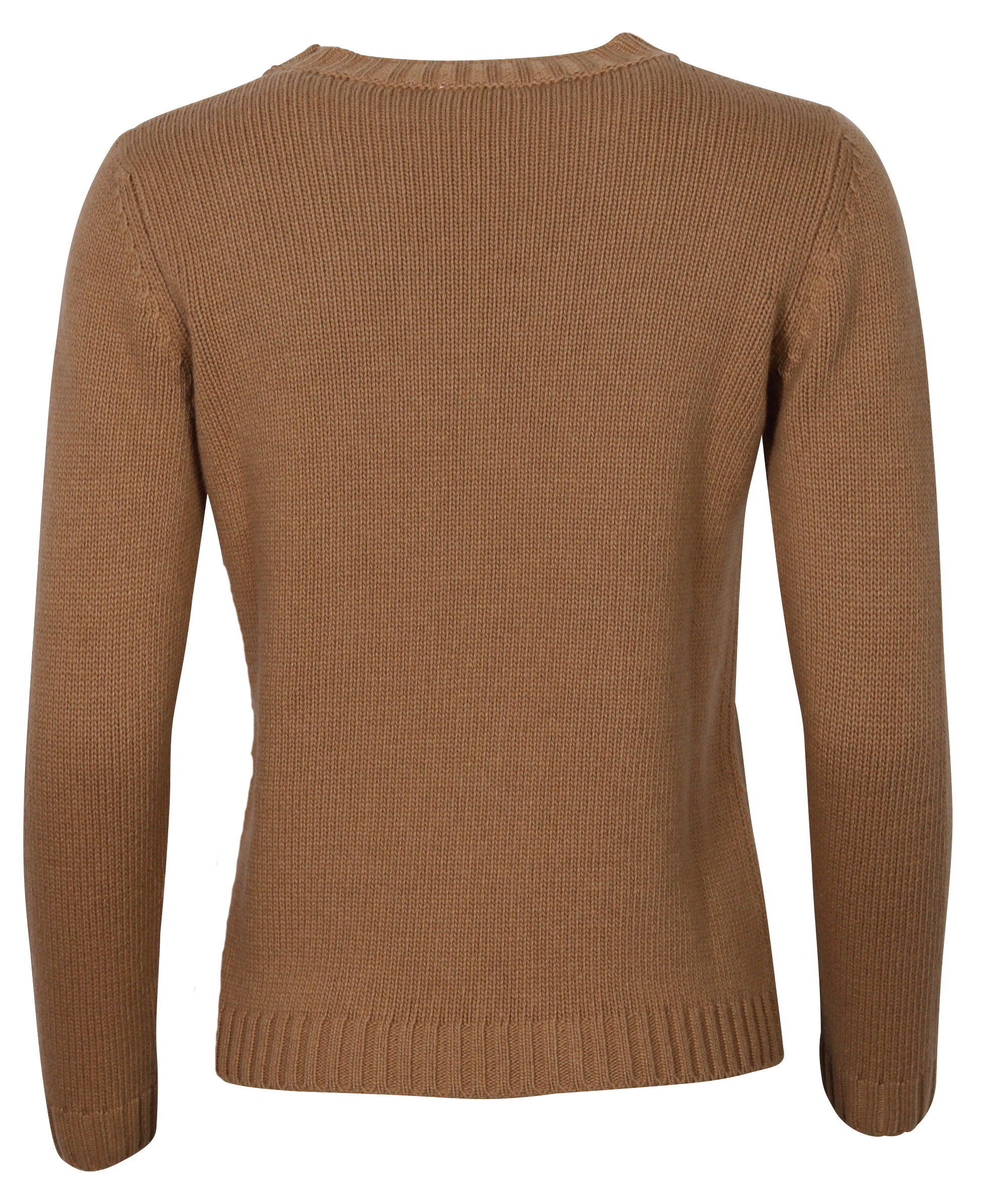 Avant Toi Crewneck Knit Sweater Camel