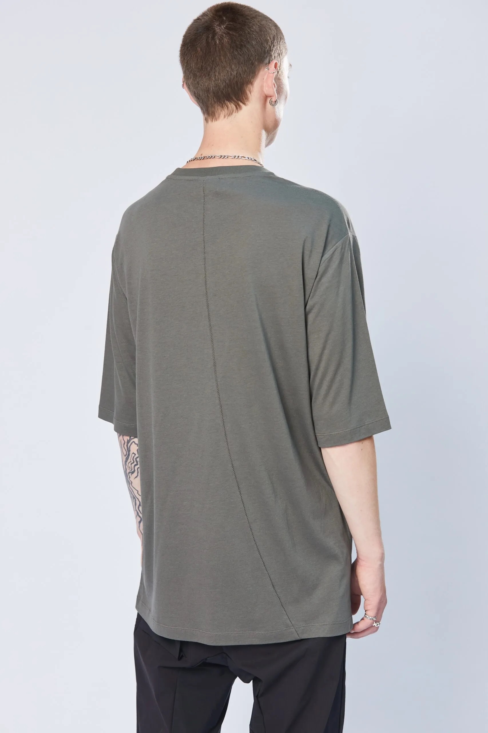 THOM KROM Oversize T-Shirt in Ivy Green M