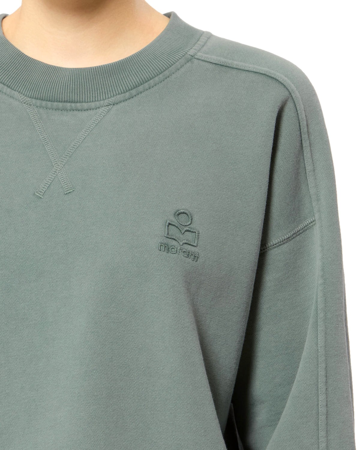 ISABEL MARANT ÉTOILE Sunny Sweatshirt in Sage