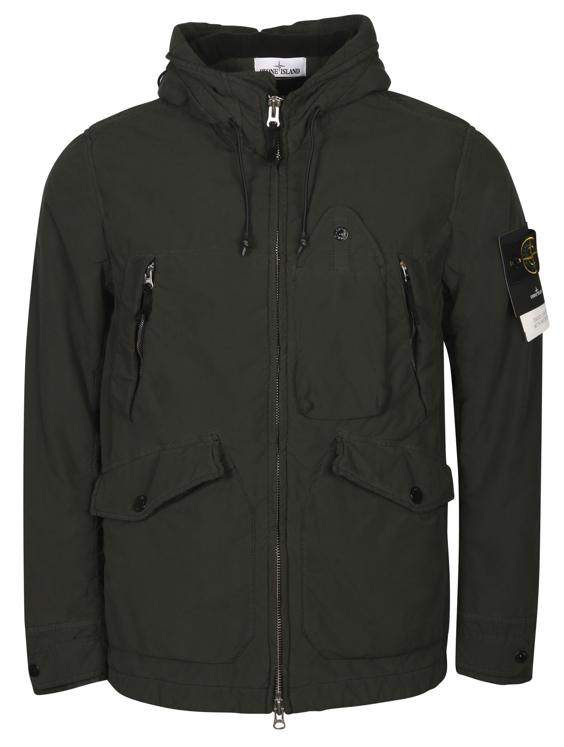 Stone Island David Light TC Jacket With Micropile Olive