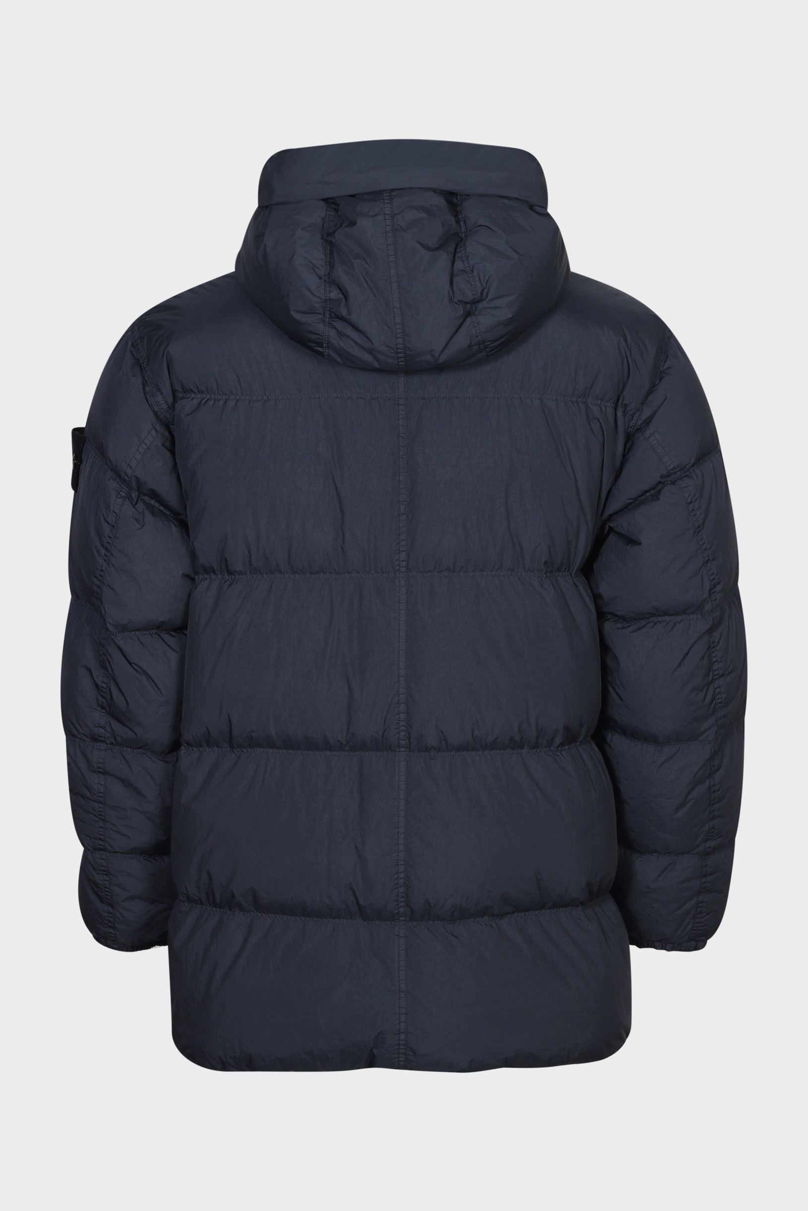 STONE ISLAND Garment Dyed Crinkle Reps Down Parka in Navy