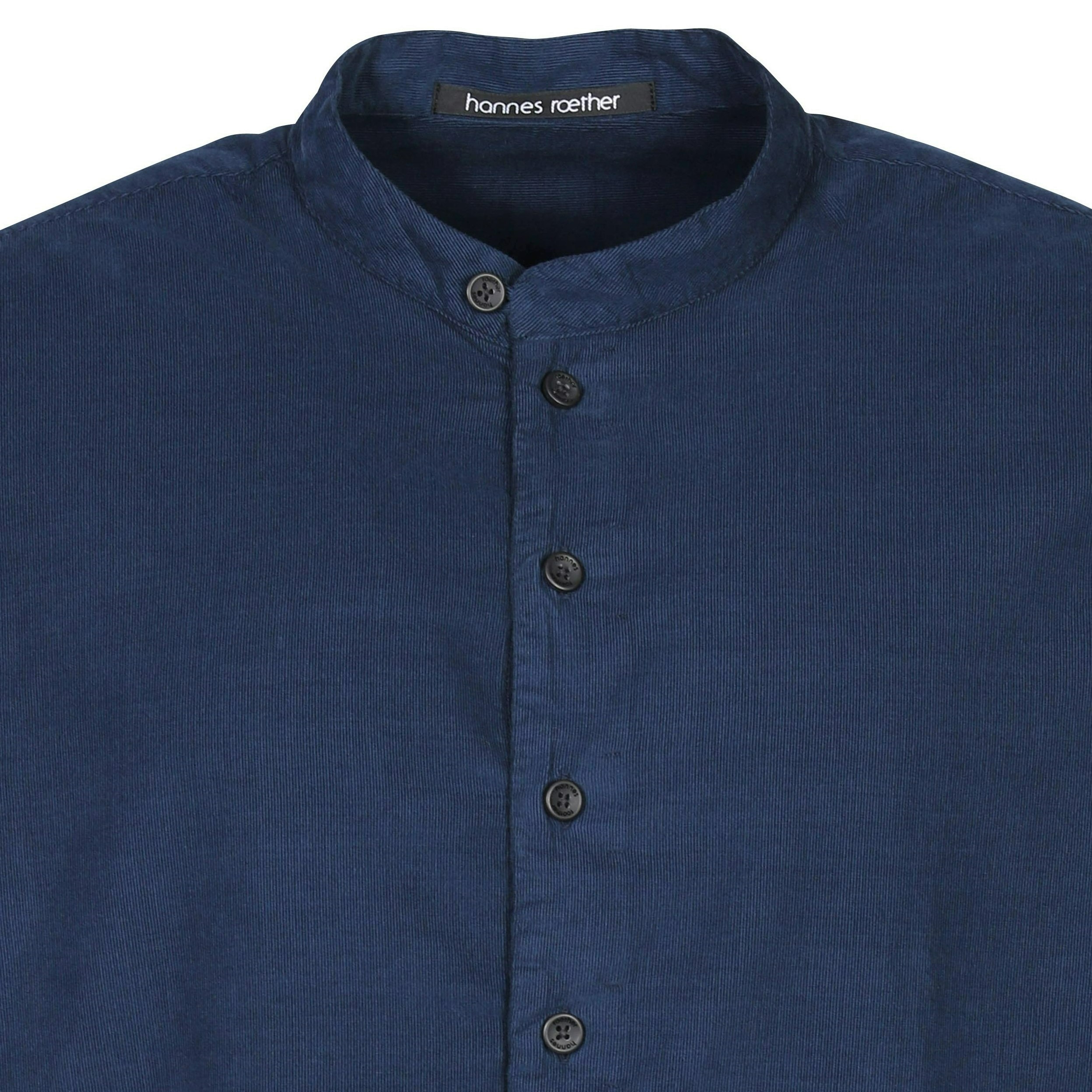 Hannes Roether Corduroy Shirt in Blue