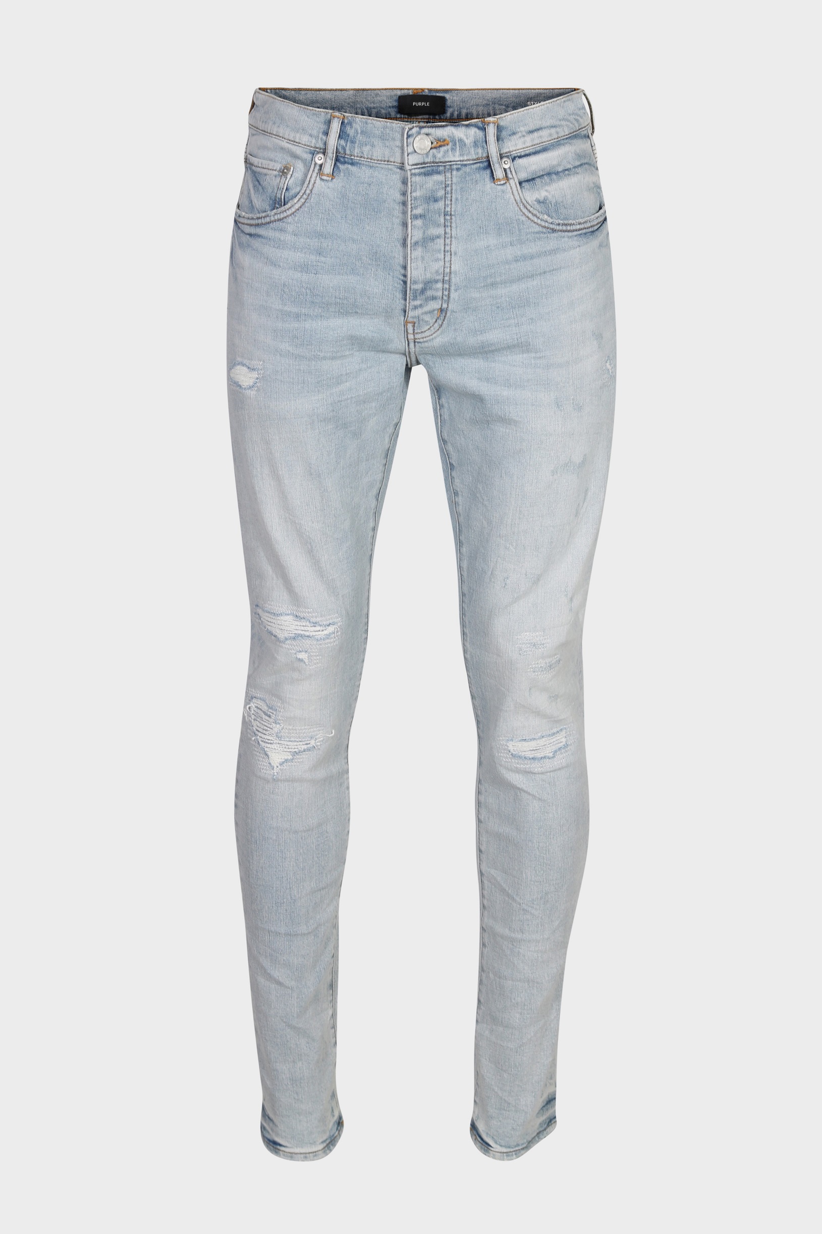 PURPLE-BRAND Skinny Jeans P001 in Light Indigo