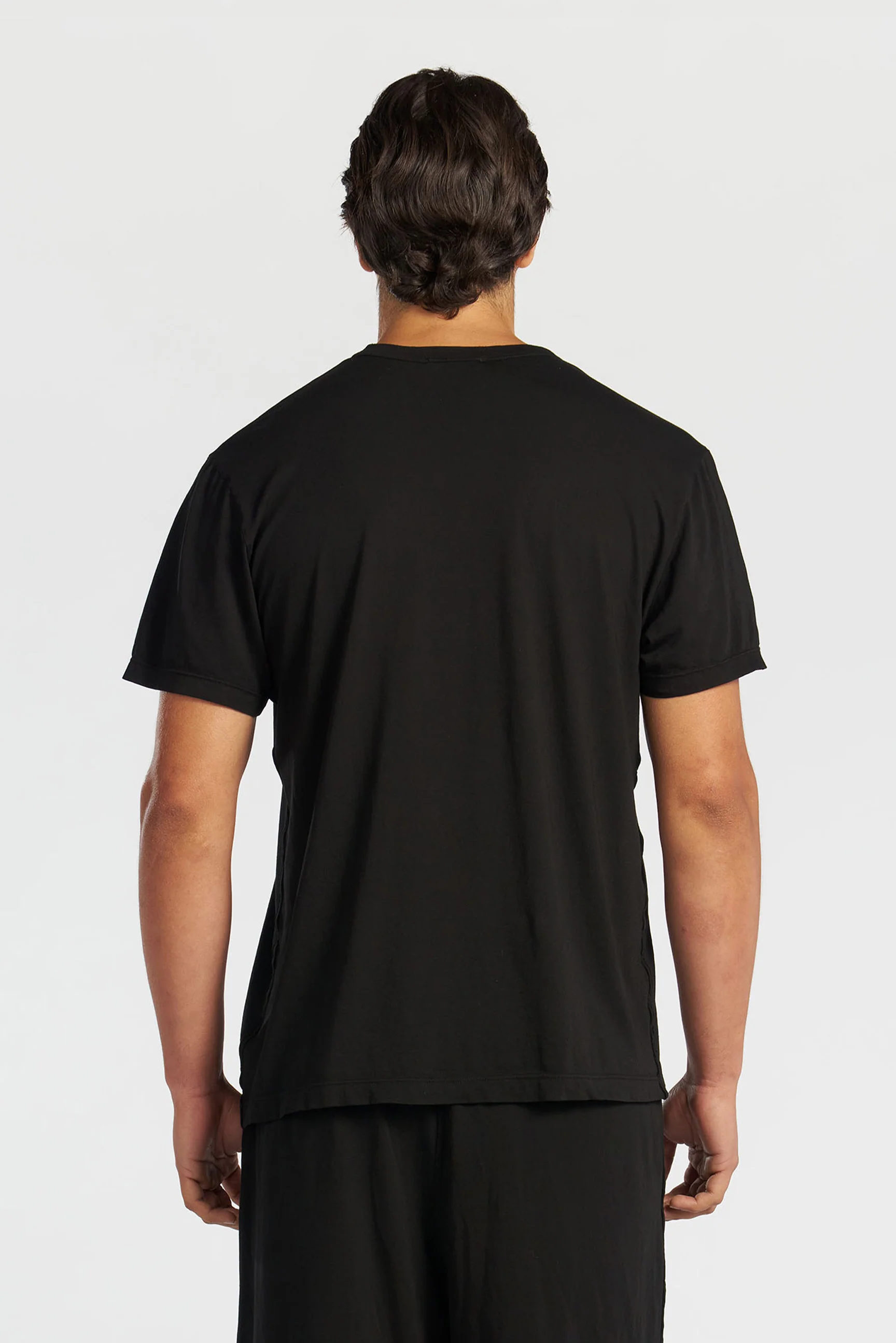 COTTON CITIZEN Classic Crewneck T-Shirt in Jet Black