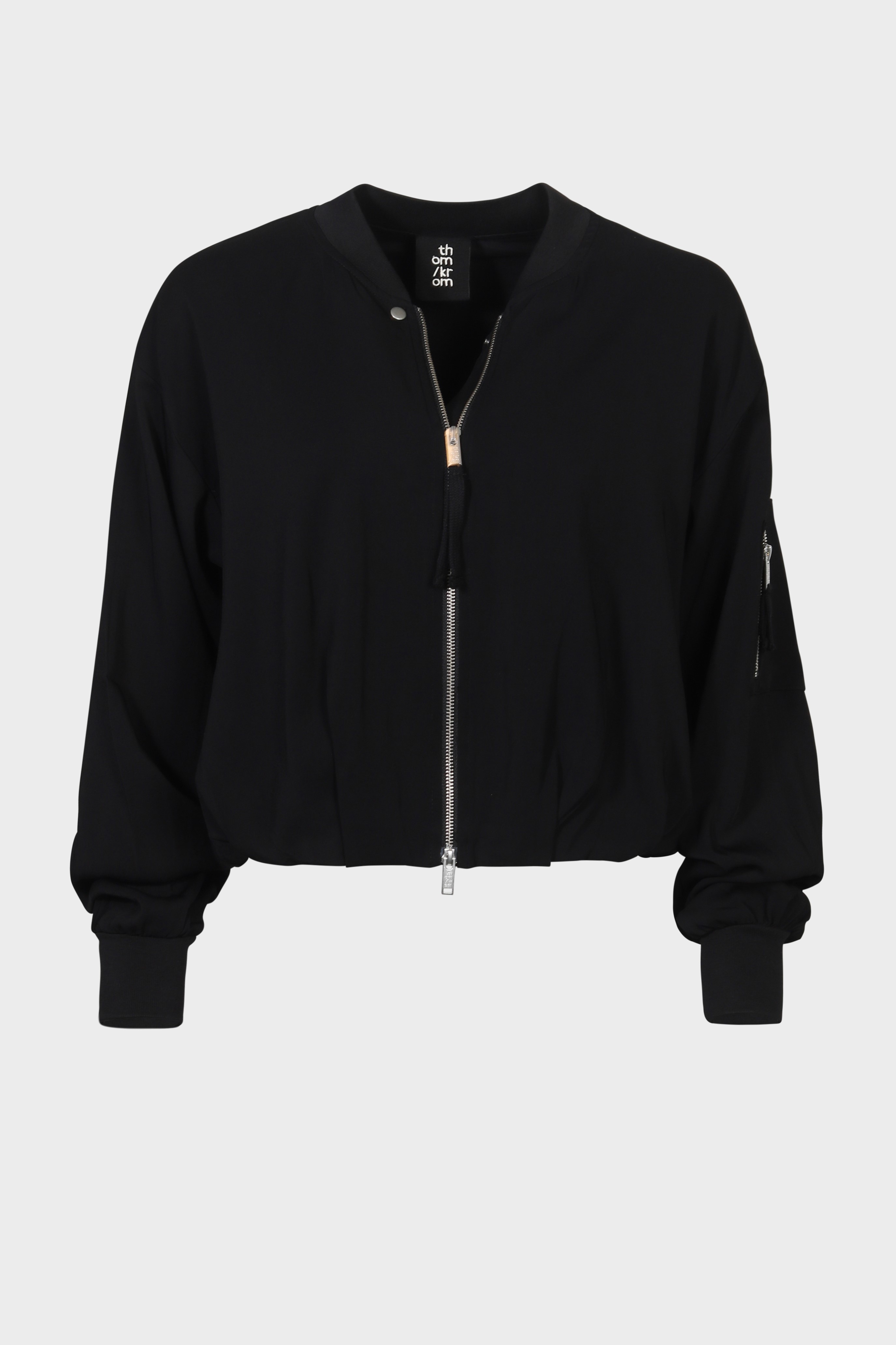 THOM KROM Cropped Bomberjacket in Black M