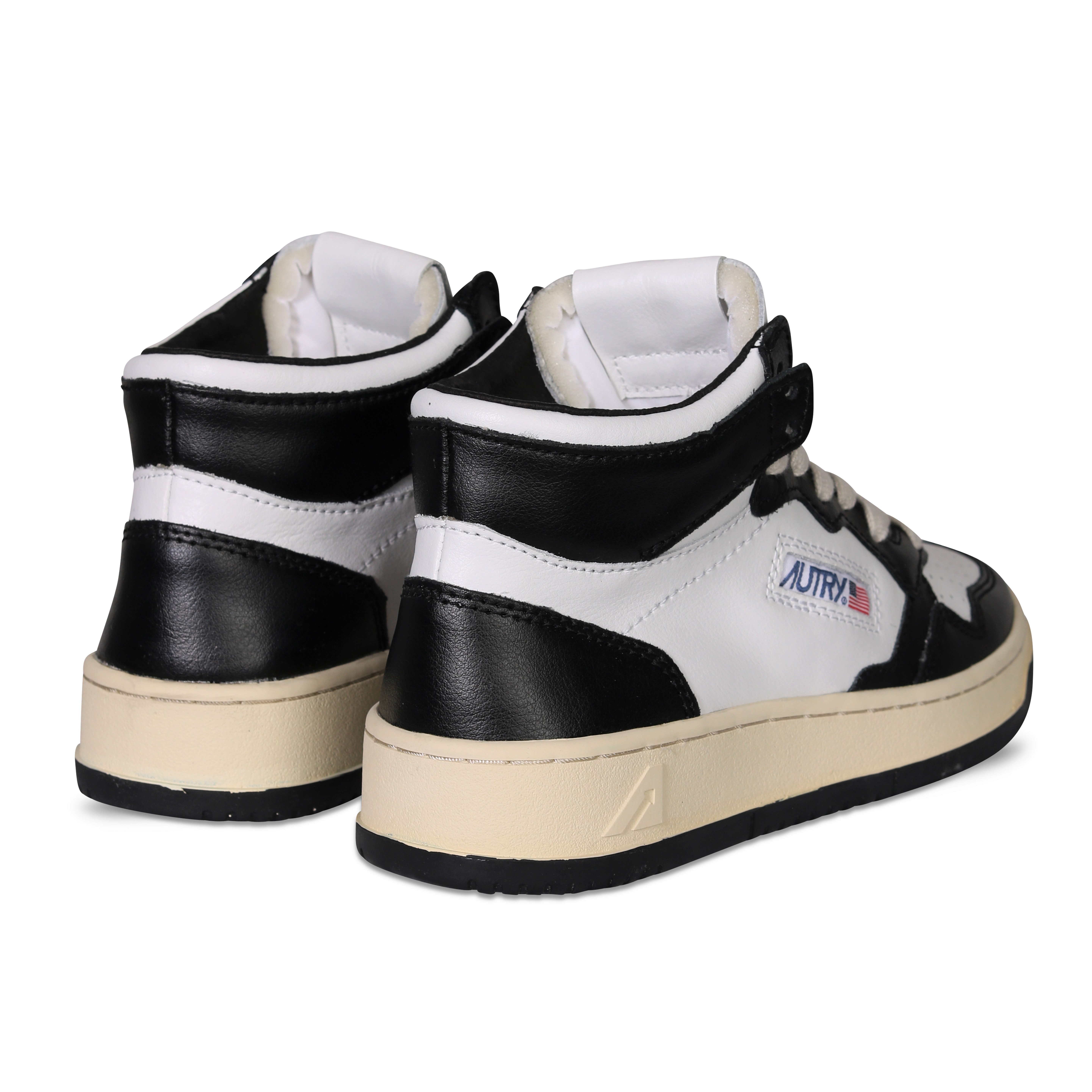 Autry Action Shoes Mid Sneaker White/Black