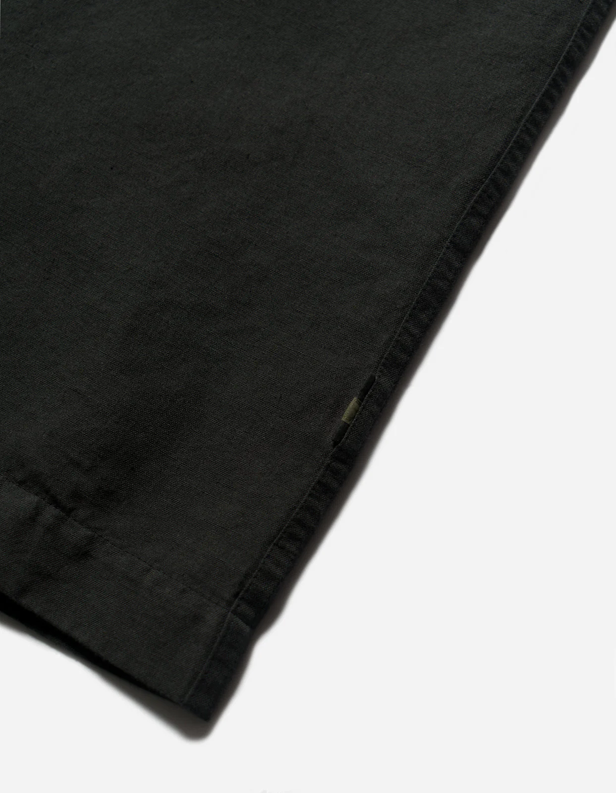 MAHARISHI 5211 Hemp Camp Collar Shirt in Black MAHARISHI 5211 Hemp Camp Collar Shirt in Black