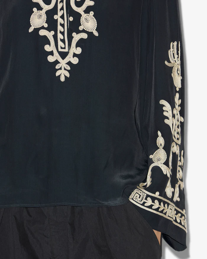 ISABEL MARANT ÉTOILE Viscose Blouse in Black