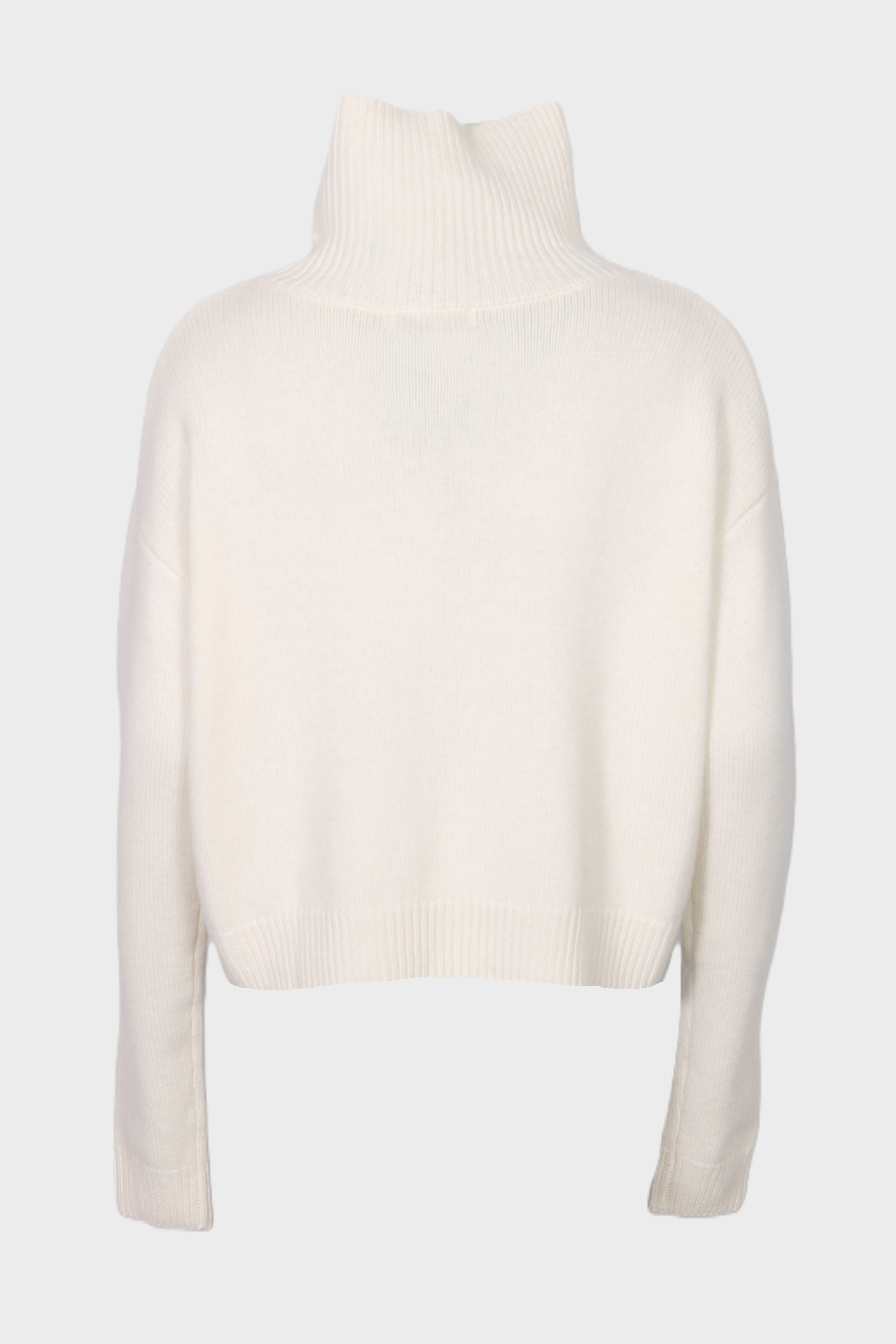 FLONA Cashmere Turtleneck Sweater in Cream