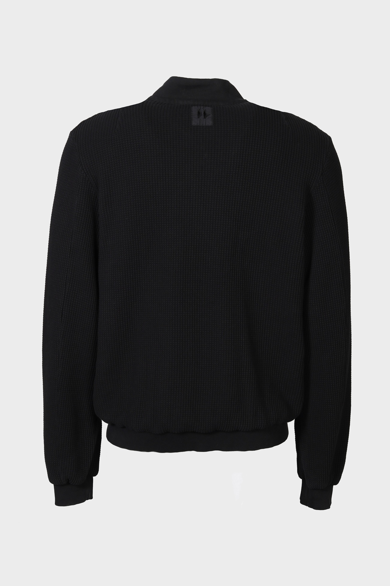 HANNES ROETHER Knit Bomberjacket in Black