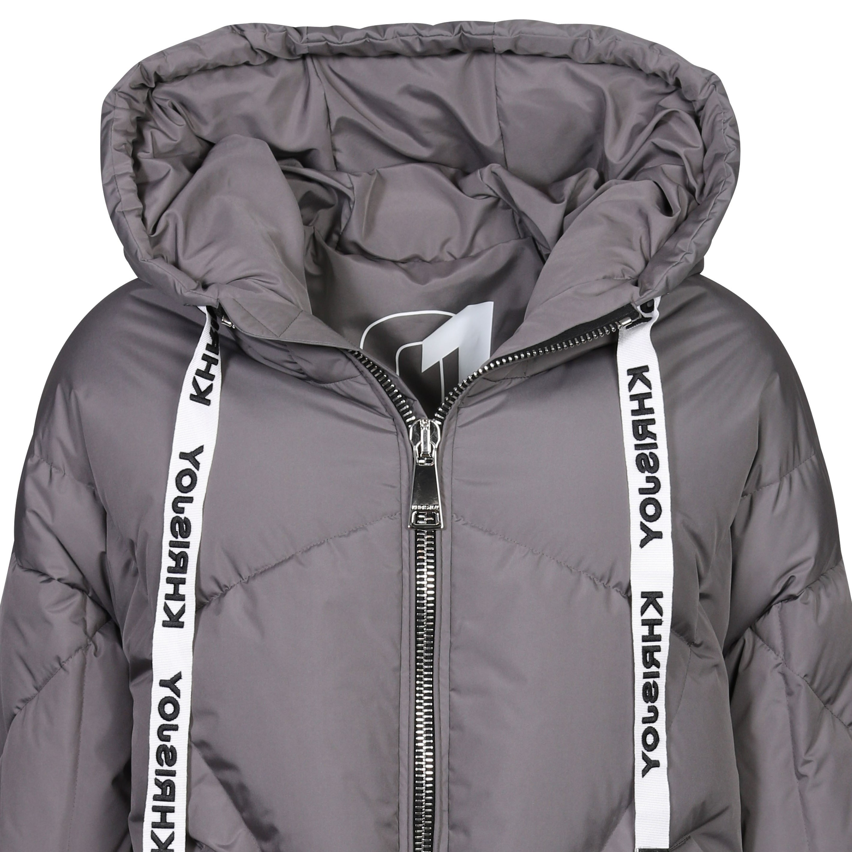 Khrisjoy Iconic Puffer Jacket in Titanium