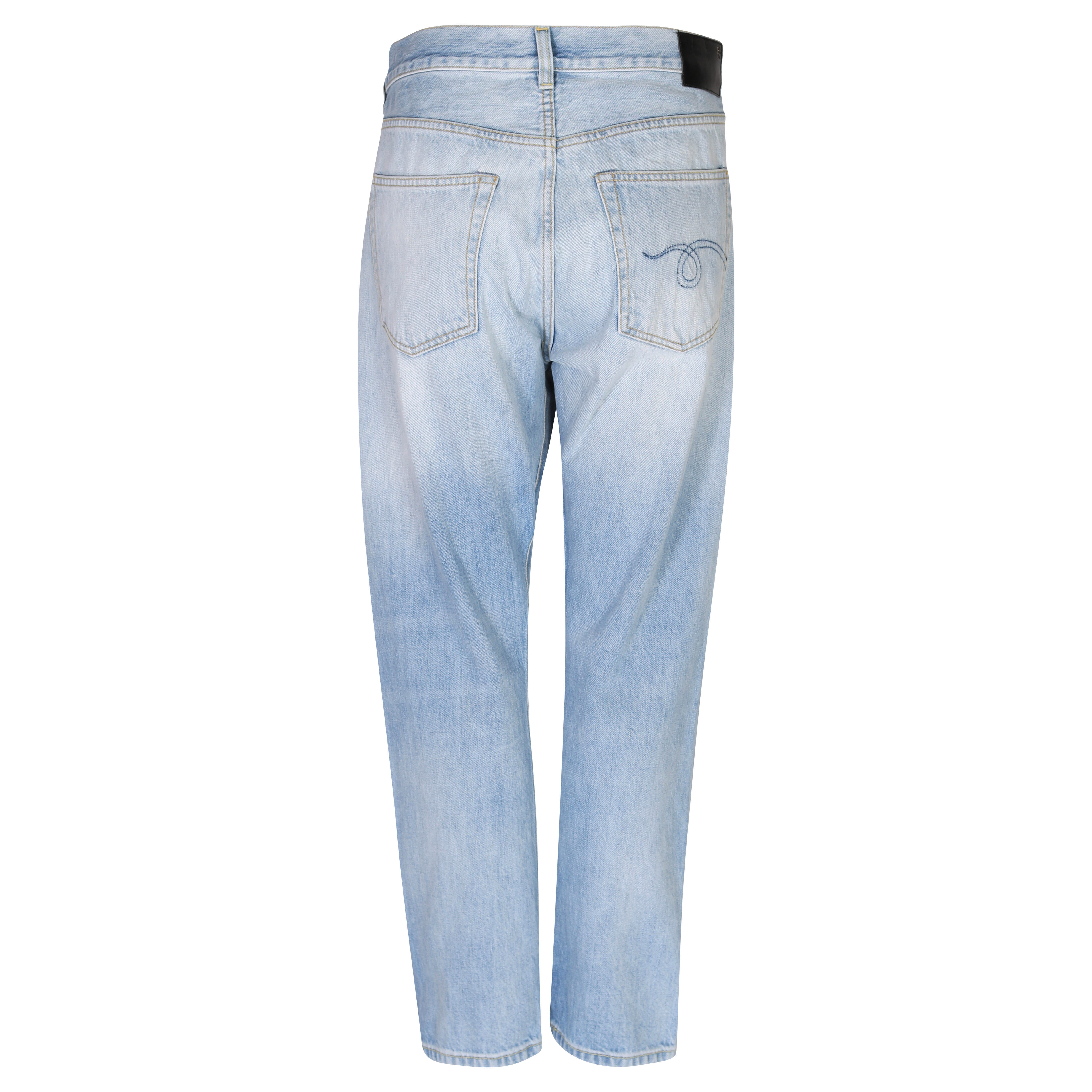 R13 Cross Over Jeans in Stevie Blue 30