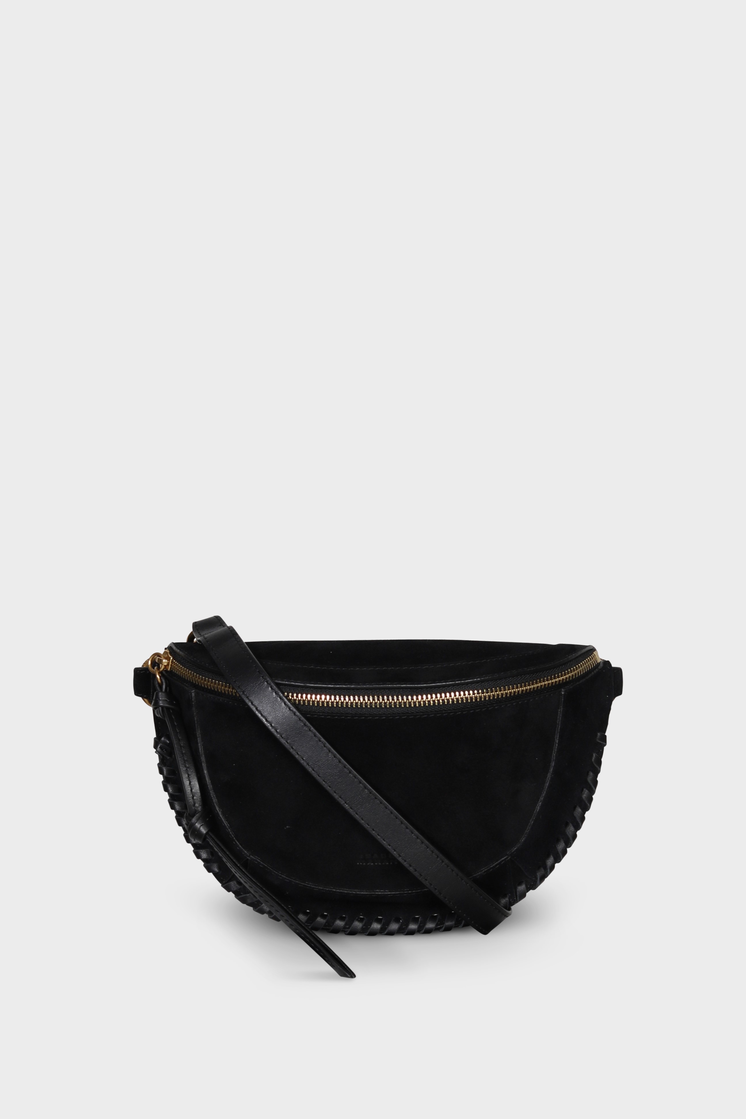 ISABEL MARANT Skano Fannypack in Black Velvet